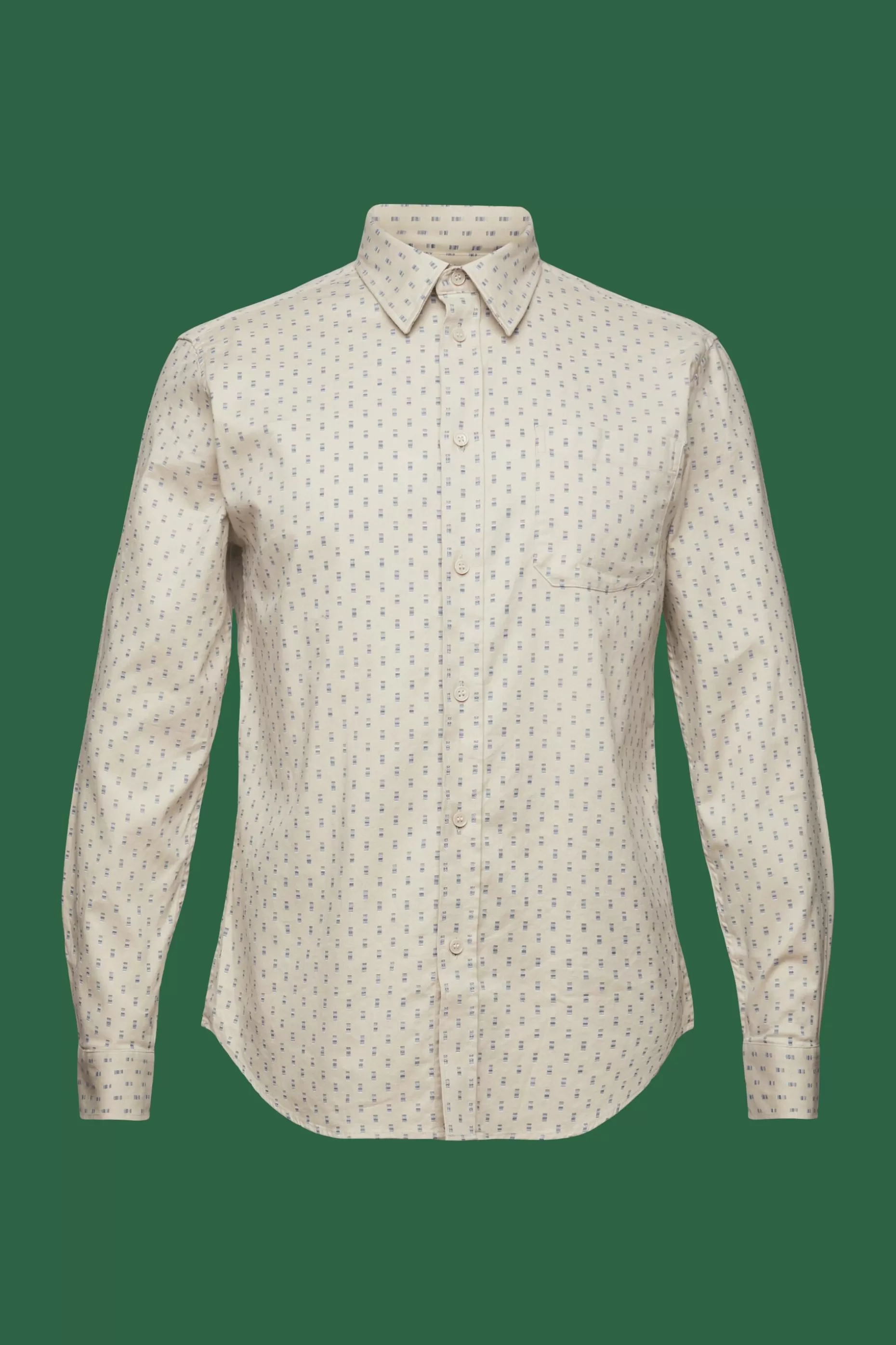 ESPRIT Patterned Twill Slim Fit Shirt at our Online Shop *Men Shirts