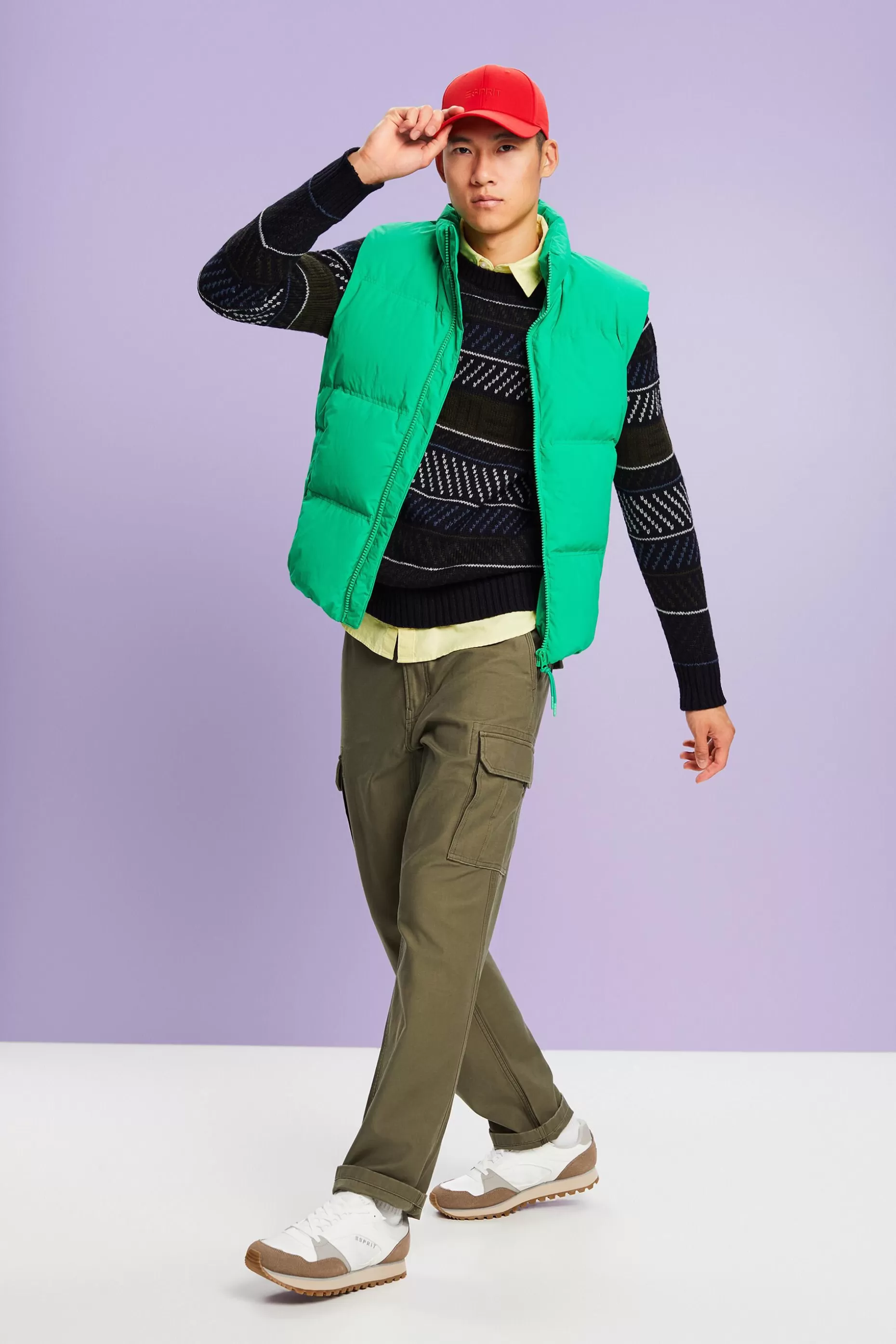 ESPRIT Patterned Wool Blend Sweater at our Online Shop *Men Sweaters