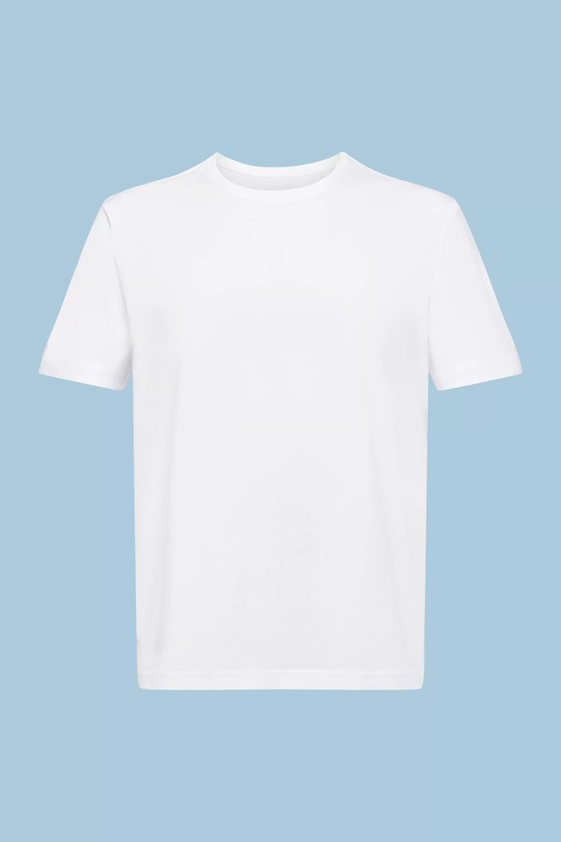 ESPRIT Pima Cotton Jersey Crewneck T-Shirt at our Online Shop *Men T-Shirts + Polos