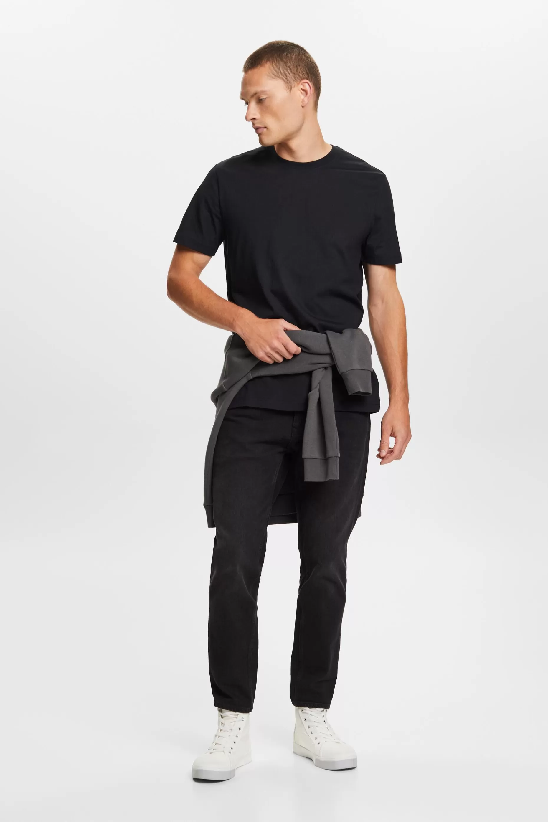 ESPRIT Pima Cotton-Jersey Crewneck T-Shirt at our Online Shop * Sale Under $30