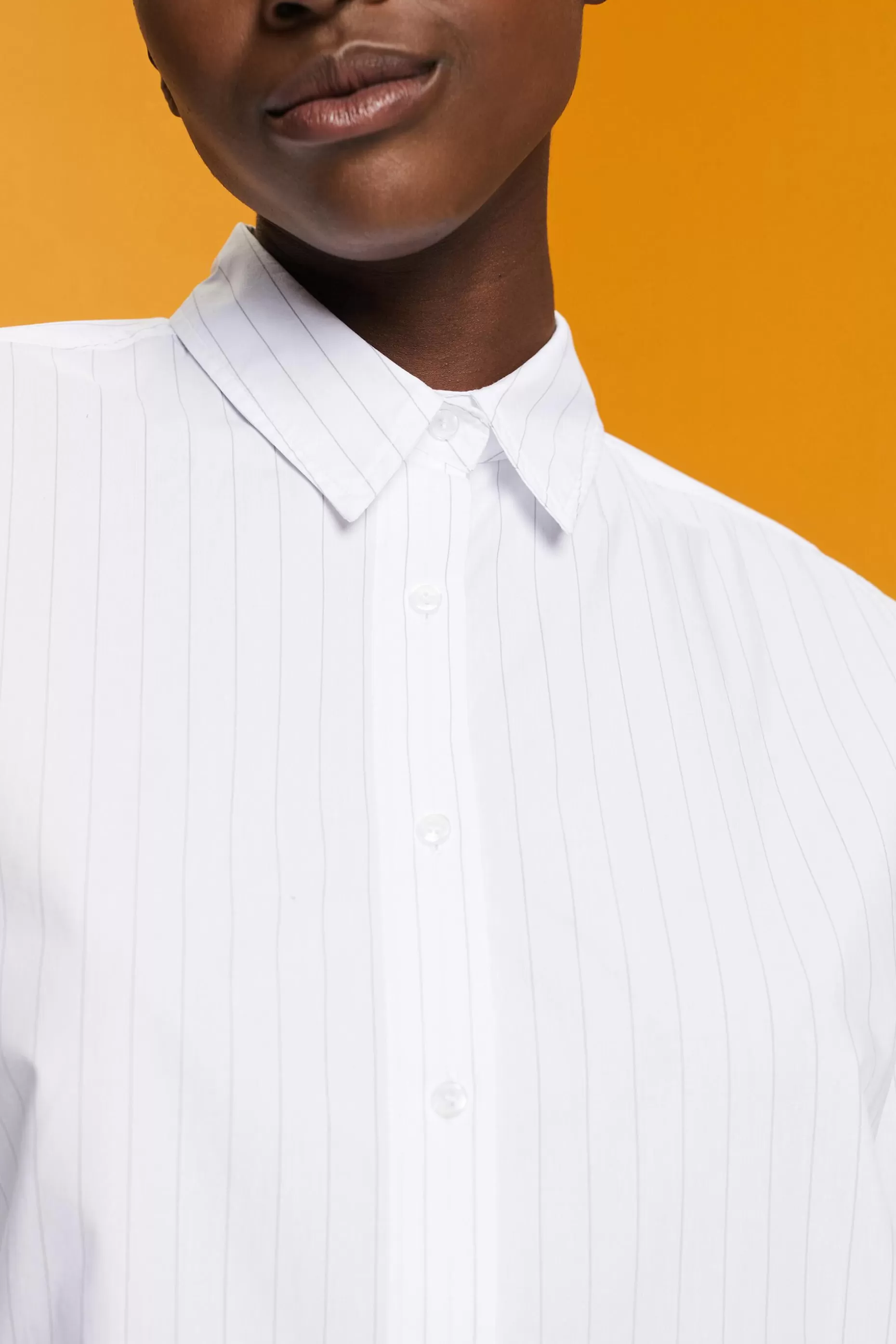 ESPRIT Pinstriped shirt dress, 100% cotton at our Online Shop *Women Dresses + Jumpsuits