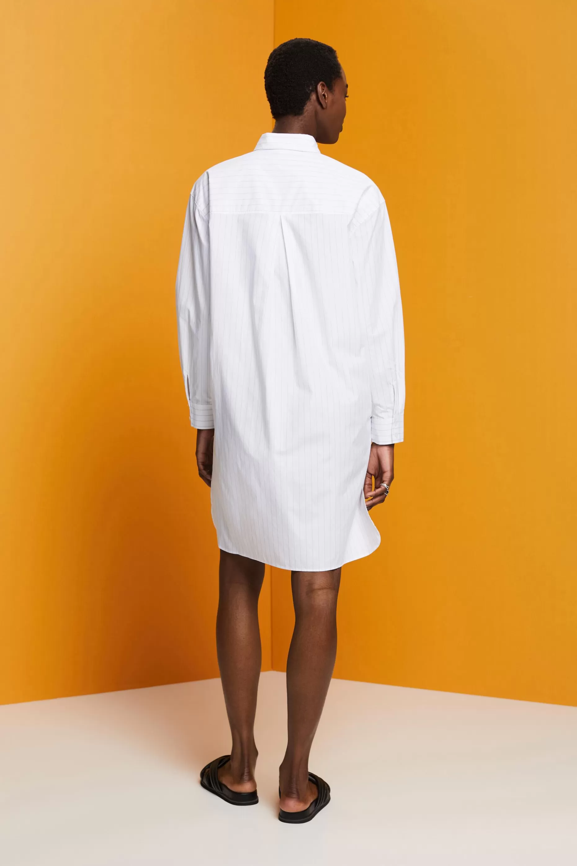 ESPRIT Pinstriped shirt dress, 100% cotton at our Online Shop *Women Dresses + Jumpsuits