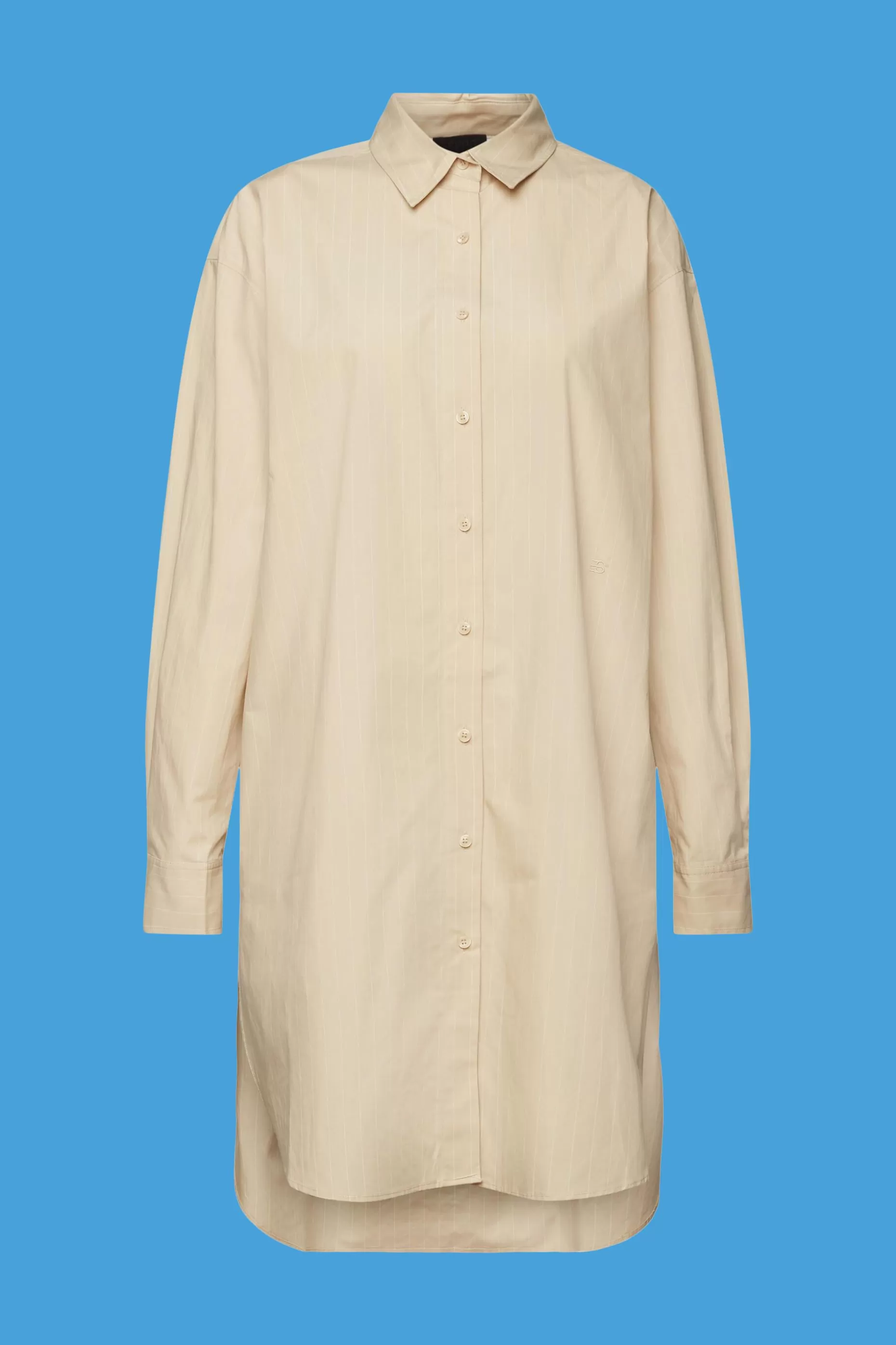 ESPRIT Pinstriped shirt dress, 100% cotton at our Online Shop *Women Dresses + Jumpsuits