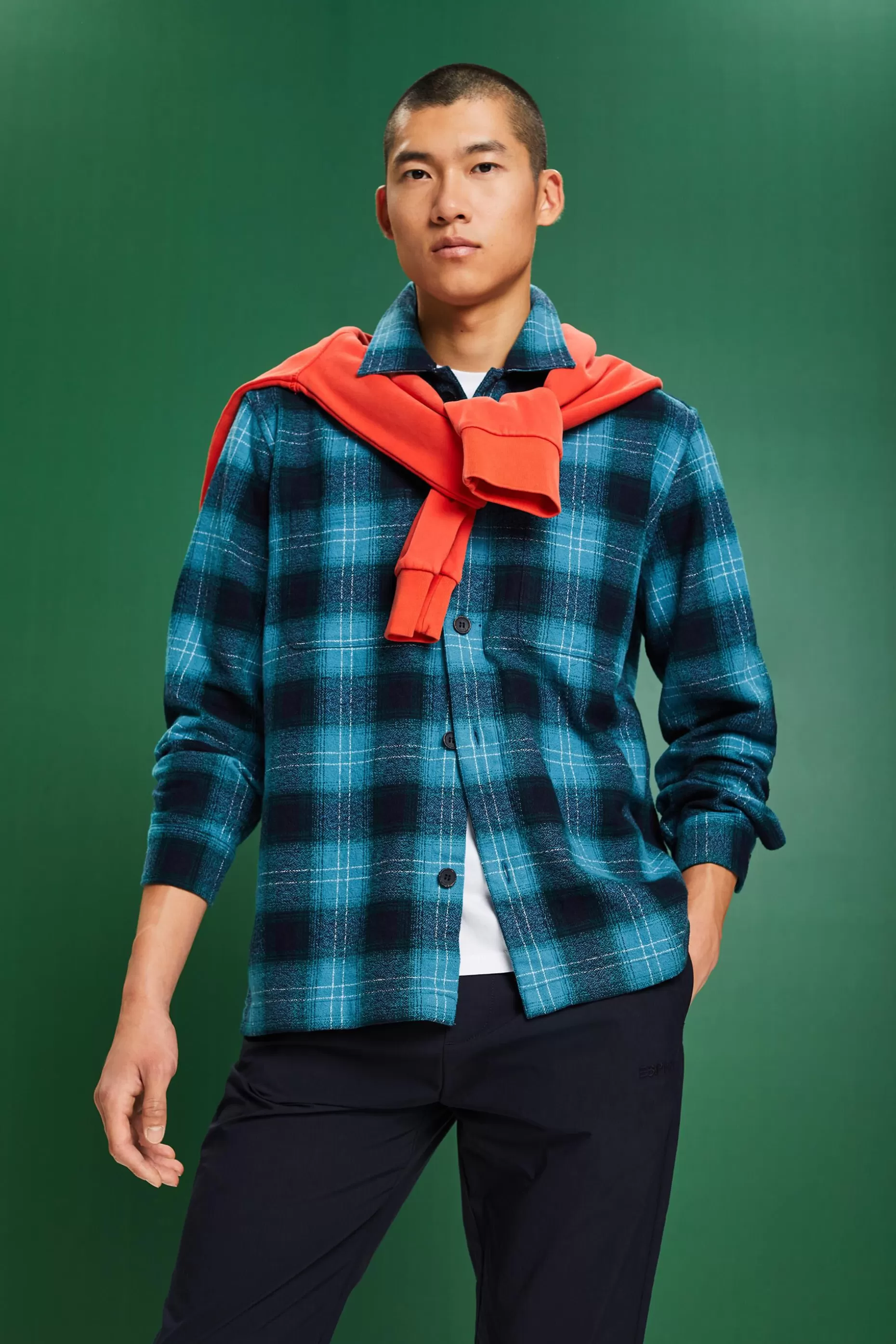 ESPRIT Plaid Cotton Flannel Shirt at our Online Shop *Boys Boys