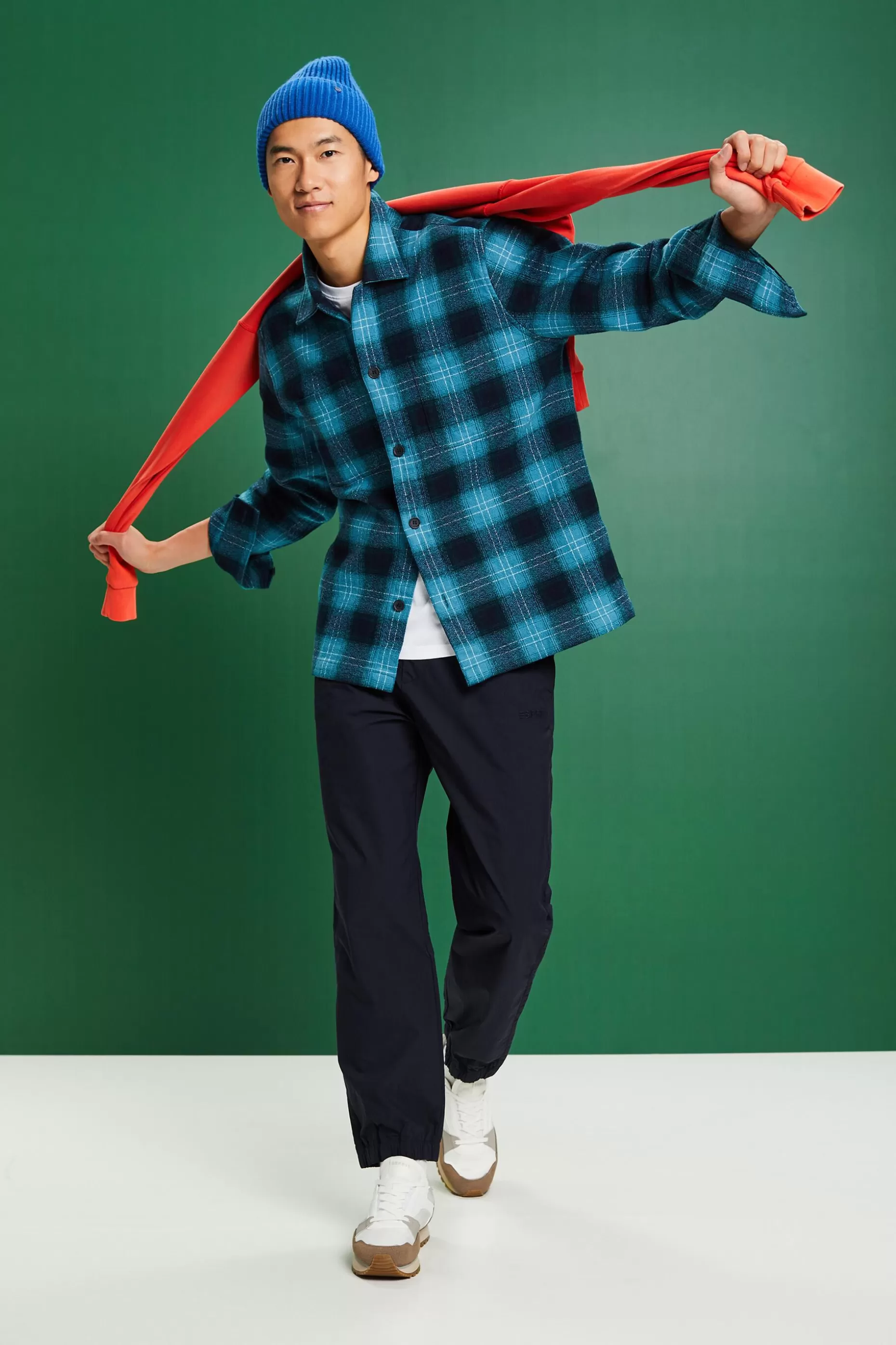 ESPRIT Plaid Cotton Flannel Shirt at our Online Shop *Boys Boys