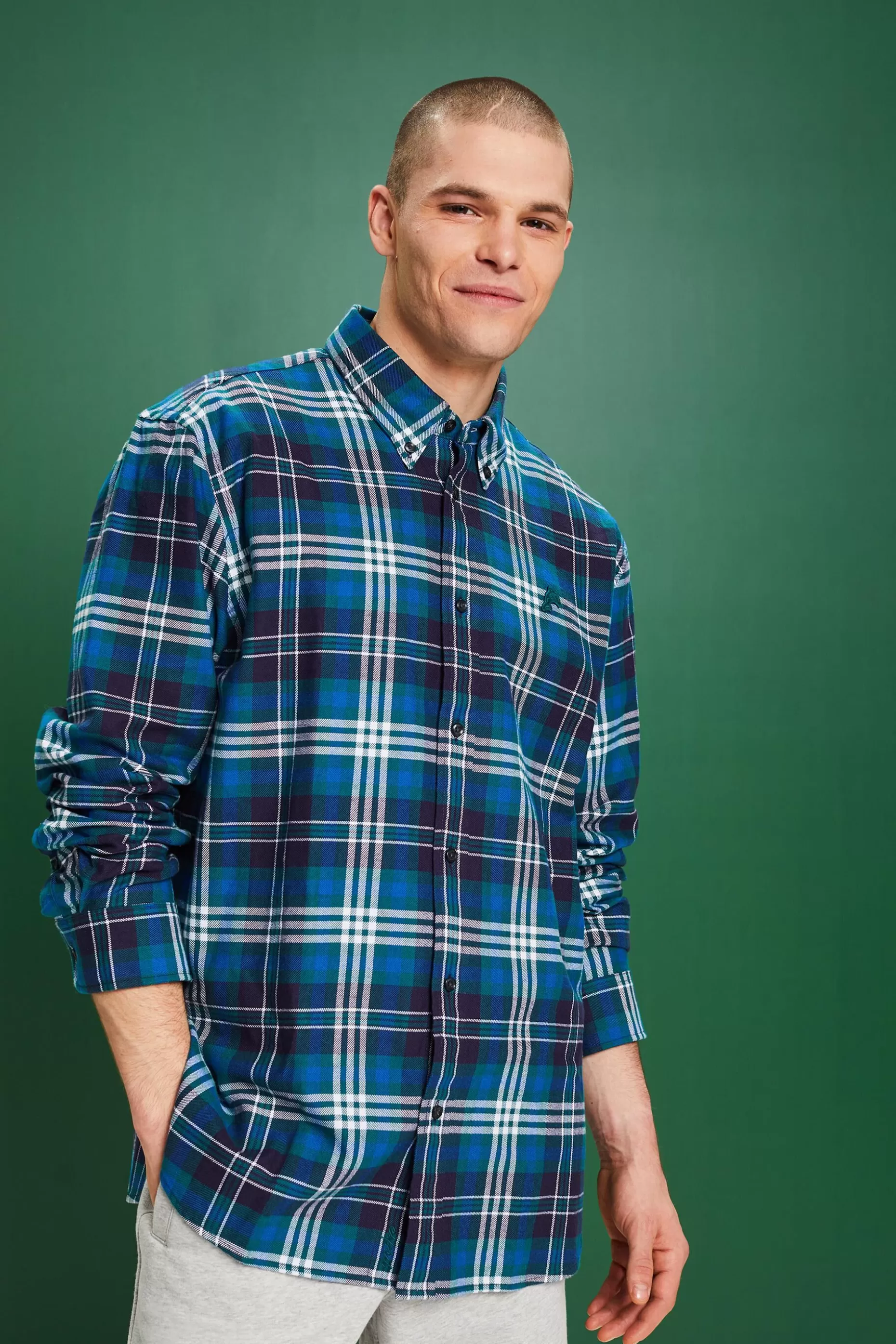 ESPRIT Plaid flannel shirt at our Online Shop *Men Shirts