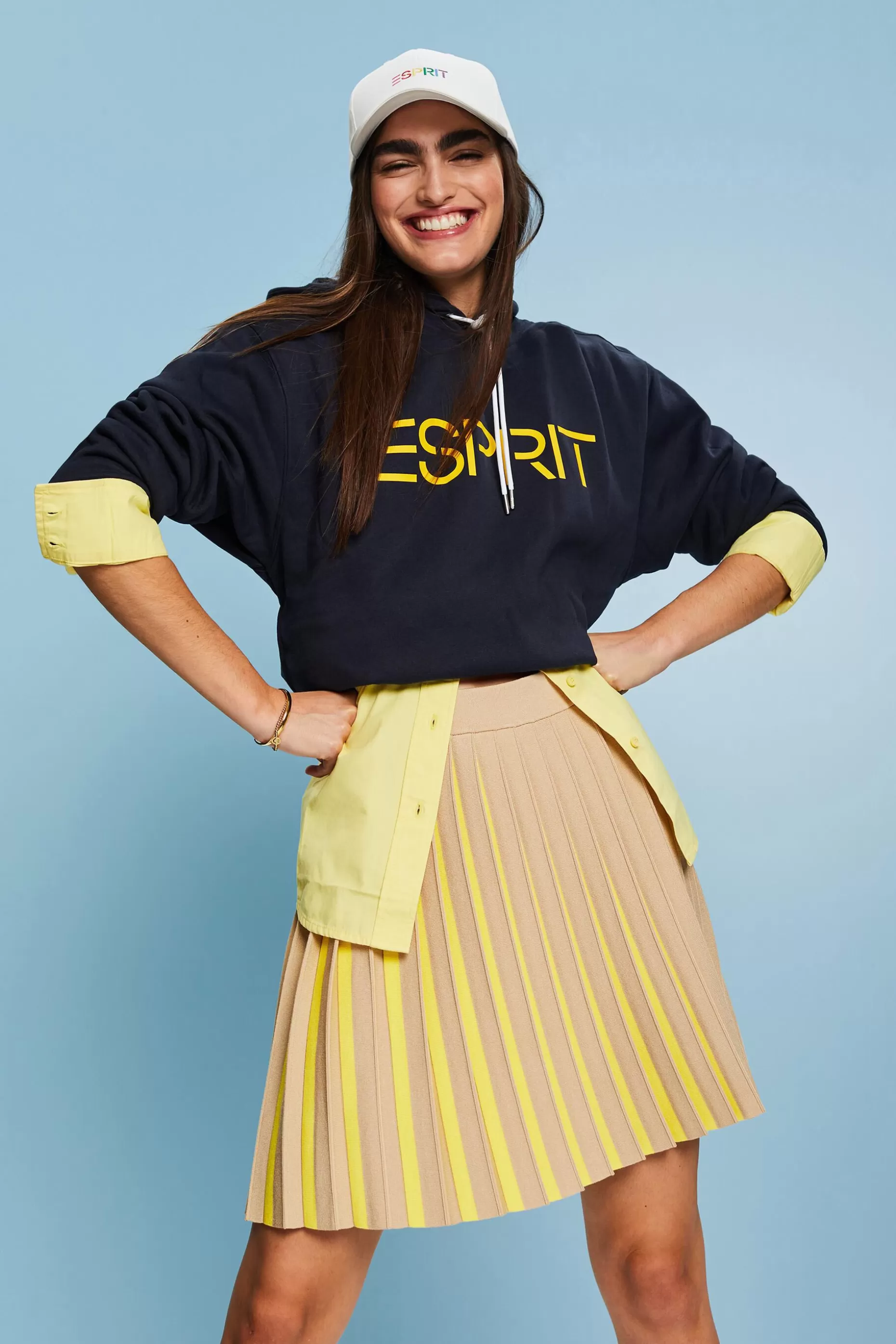 ESPRIT Pleated Knit Mini Skirt at our Online Shop *Women Bottoms