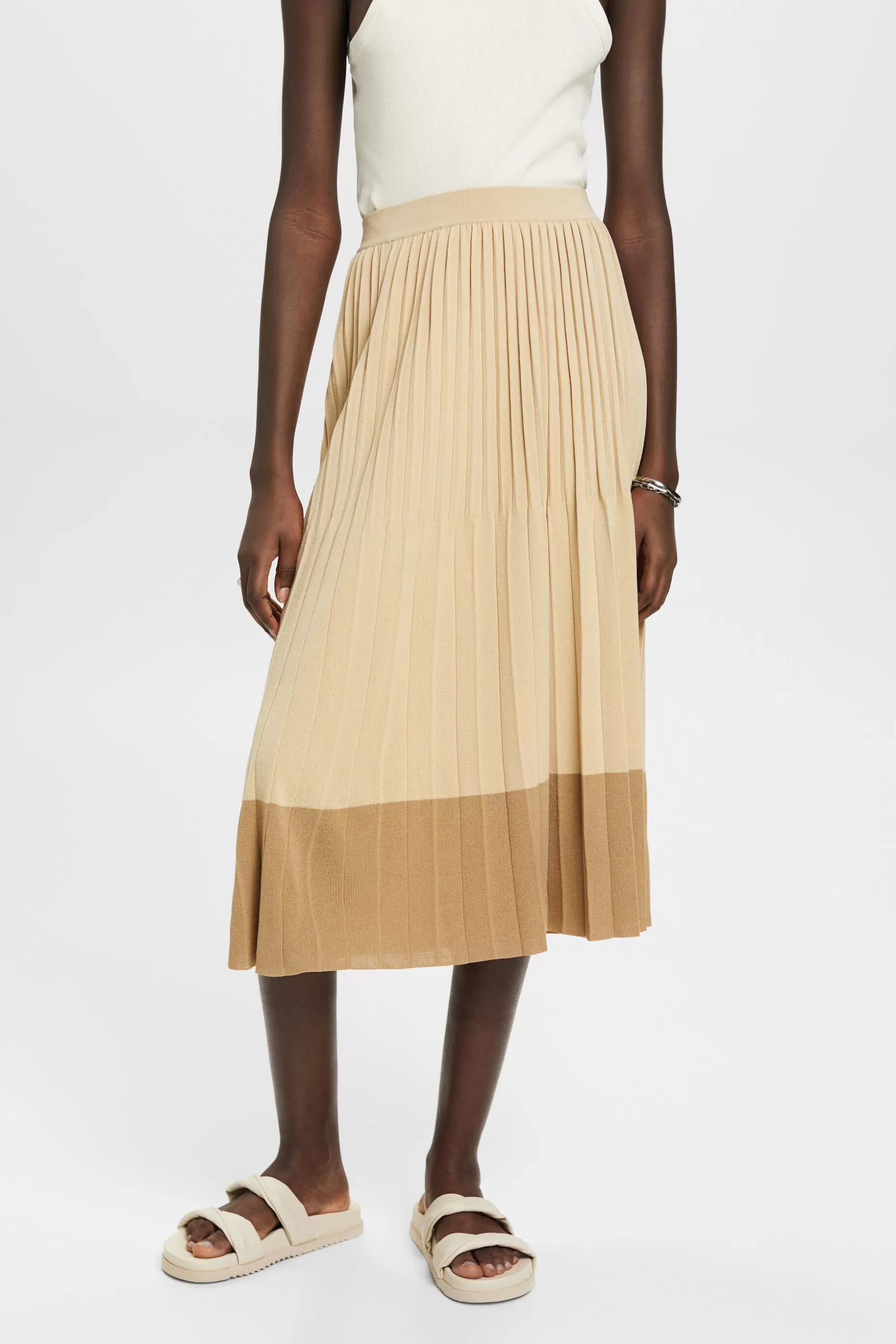 ESPRIT Pleated midi skirt at our Online Shop *Women Bottoms