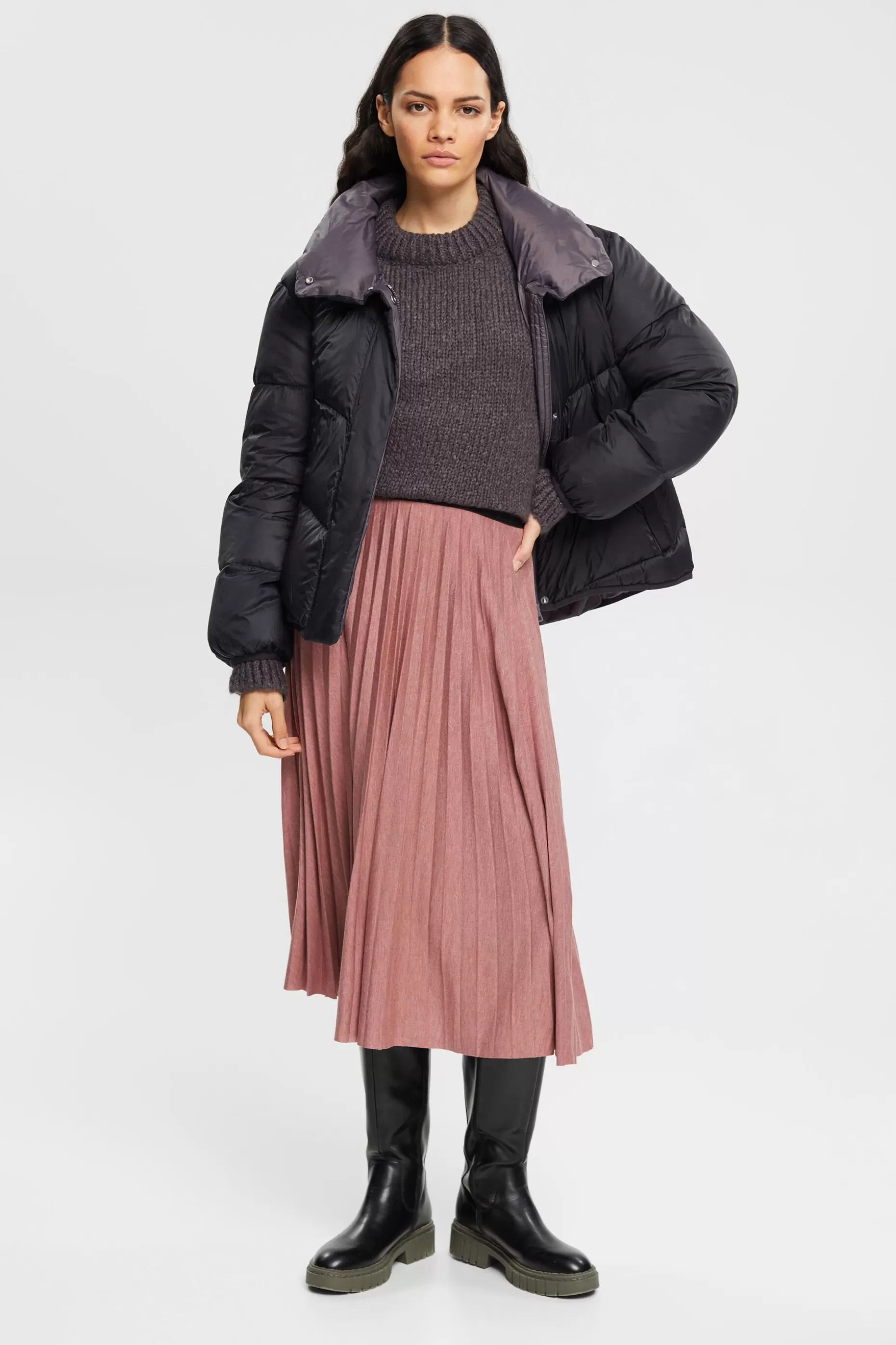 ESPRIT Pleated midi skirt at our Online Shop *Women Skirts + Shorts