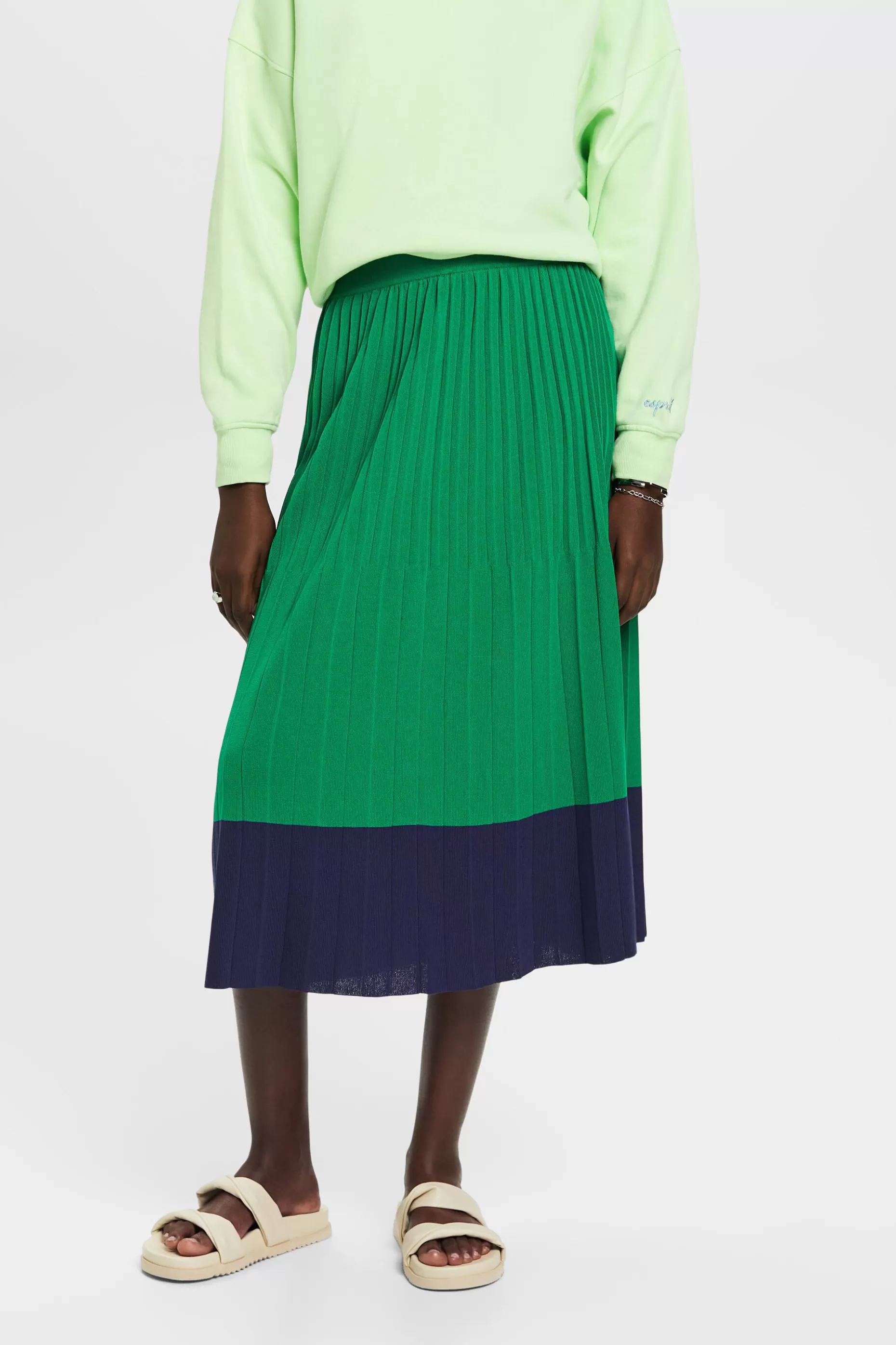 ESPRIT Pleated midi skirt at our Online Shop *Women Skirts + Shorts