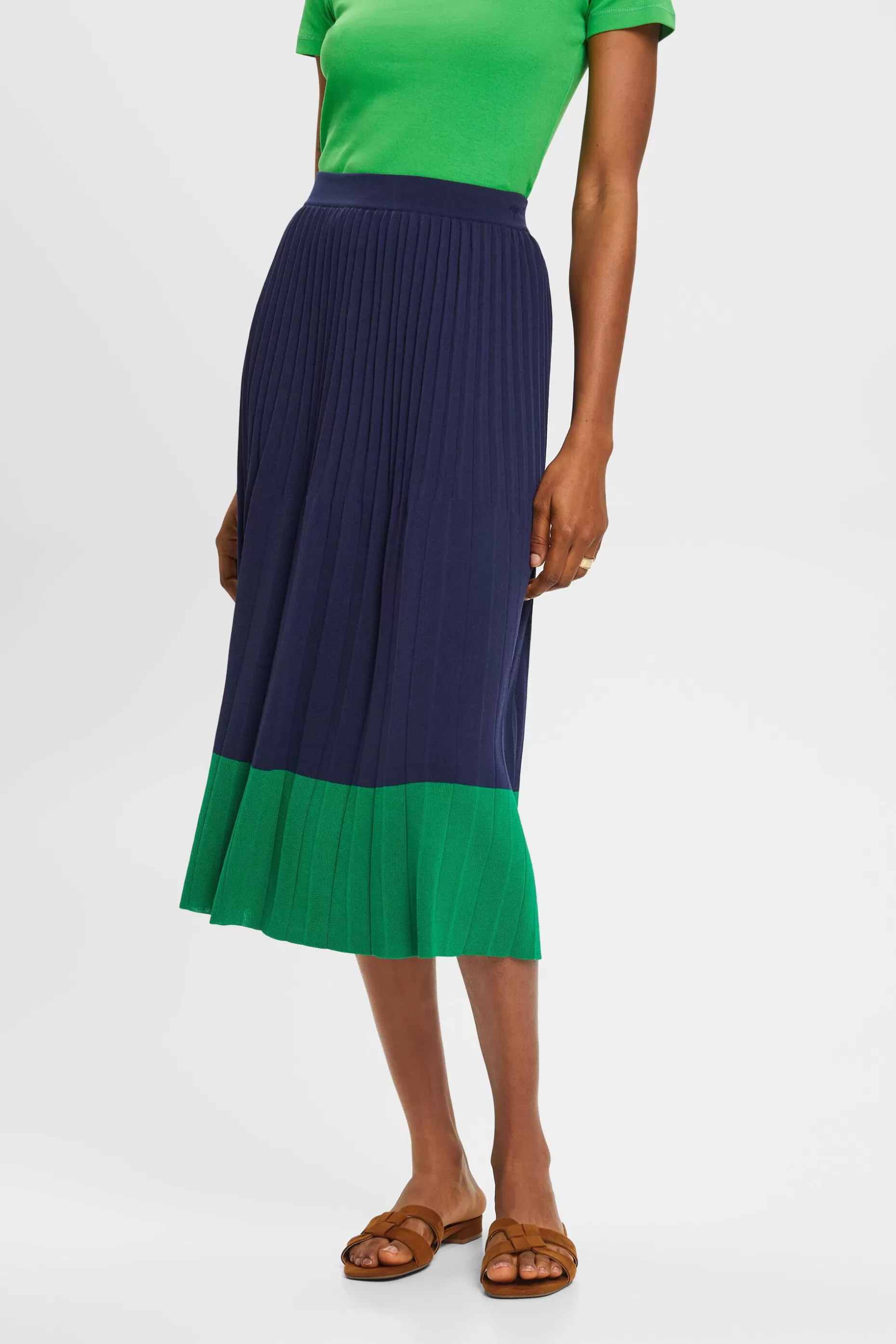 ESPRIT Pleated midi skirt at our Online Shop *Women Skirts + Shorts