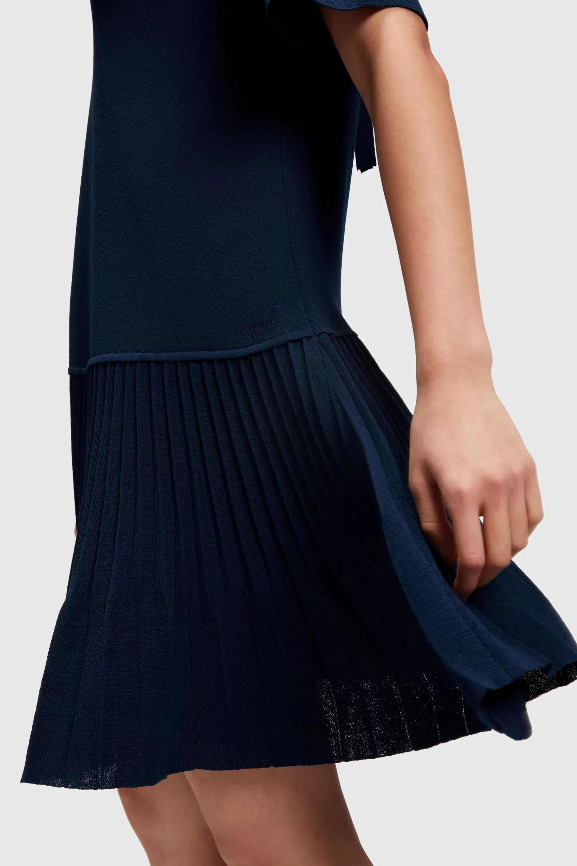 ESPRIT Pleated peplum dress at our Online Shop *Women Dresses + Jumpsuits