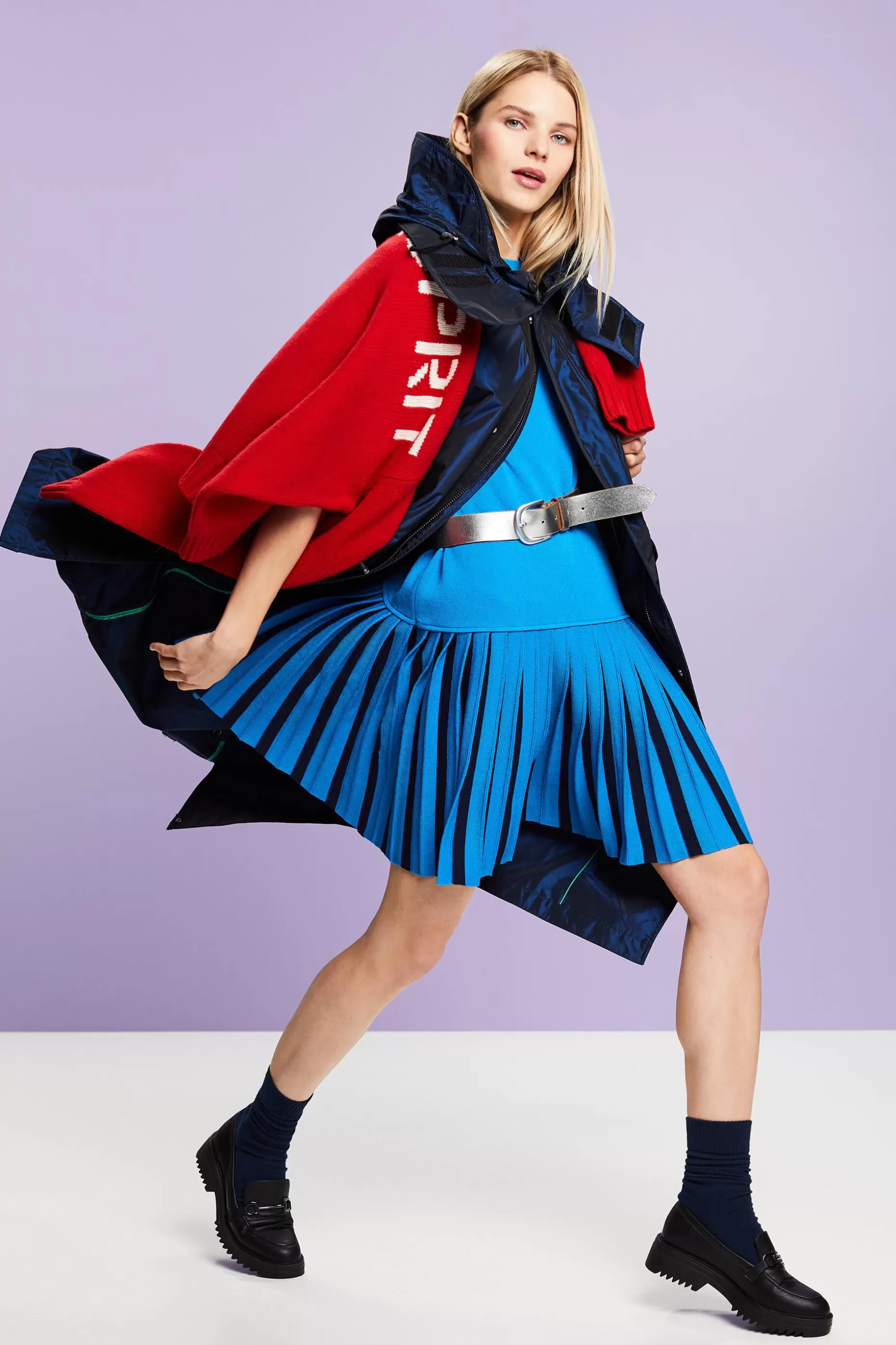 ESPRIT Pleated T-Shirt Mini Dress at our Online Shop *Women Dresses + Jumpsuits