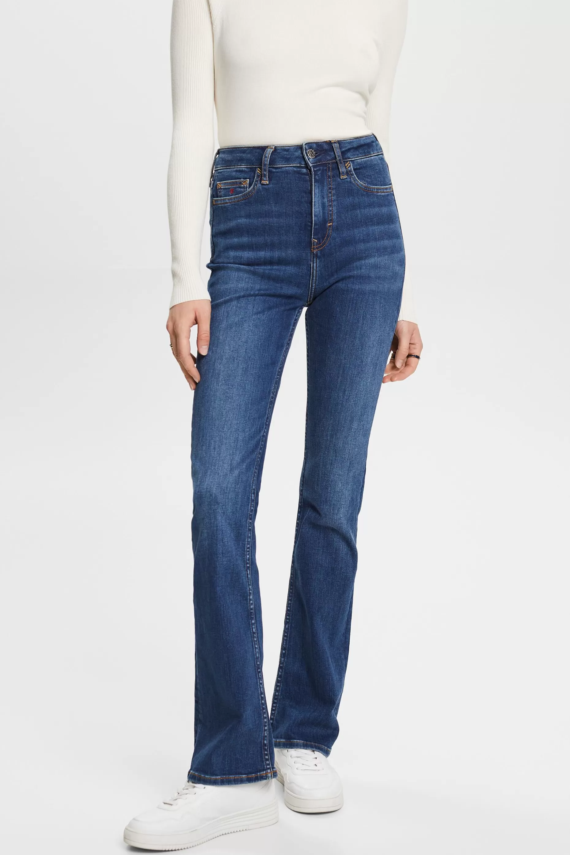 ESPRIT Premium high-rise bootcut jeans at our Online Shop *Women Denim