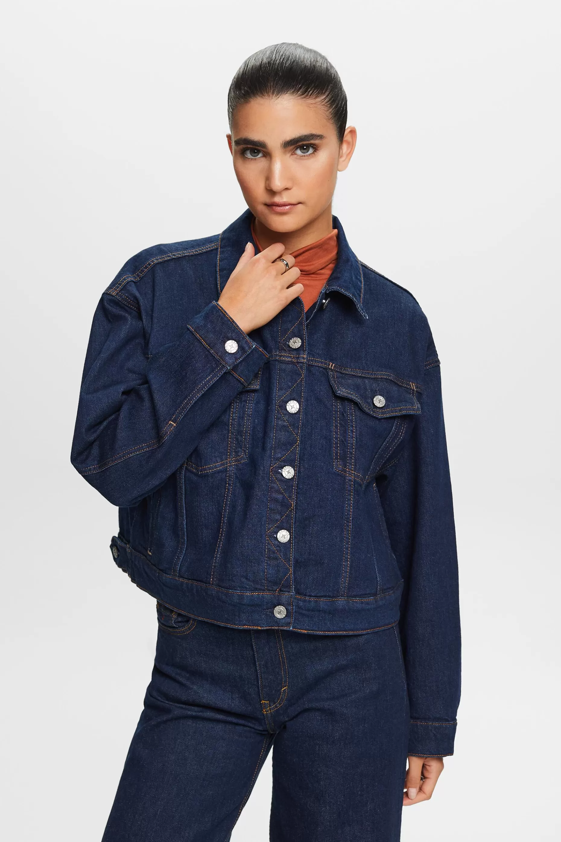 ESPRIT Premium jeans trucker jacket at our Online Shop *Women Jackets + Coats
