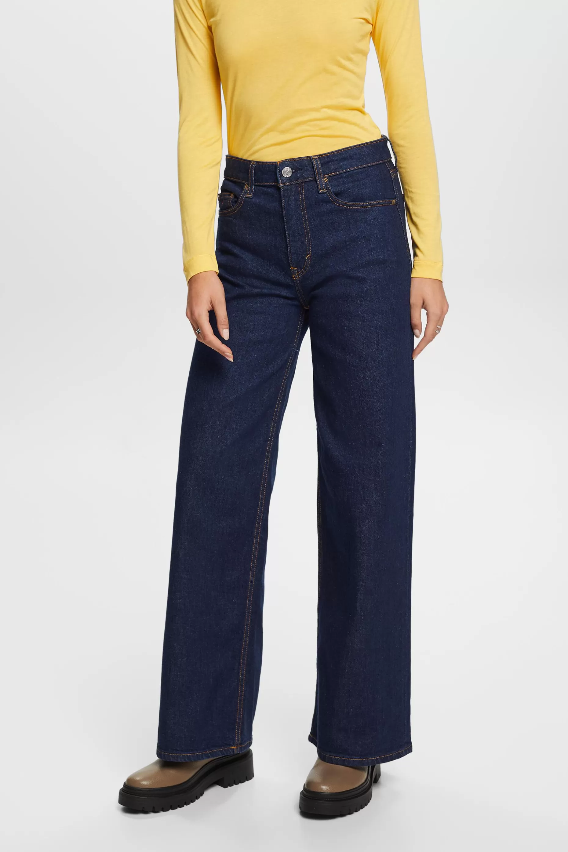 ESPRIT Premium retro wide leg trousers at our Online Shop *Women Denim