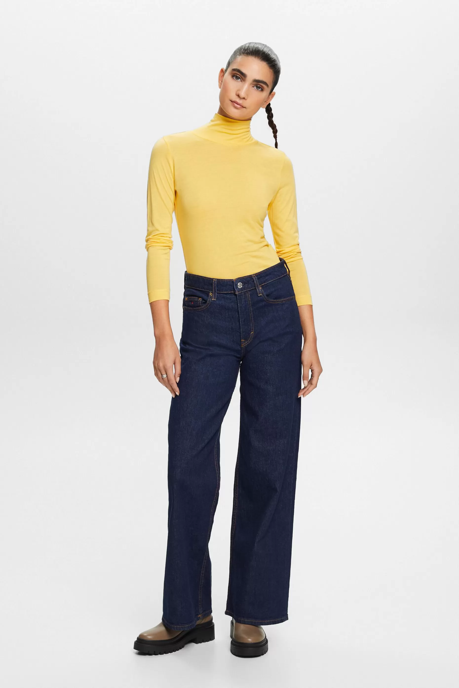 ESPRIT Premium retro wide leg trousers at our Online Shop *Women Denim
