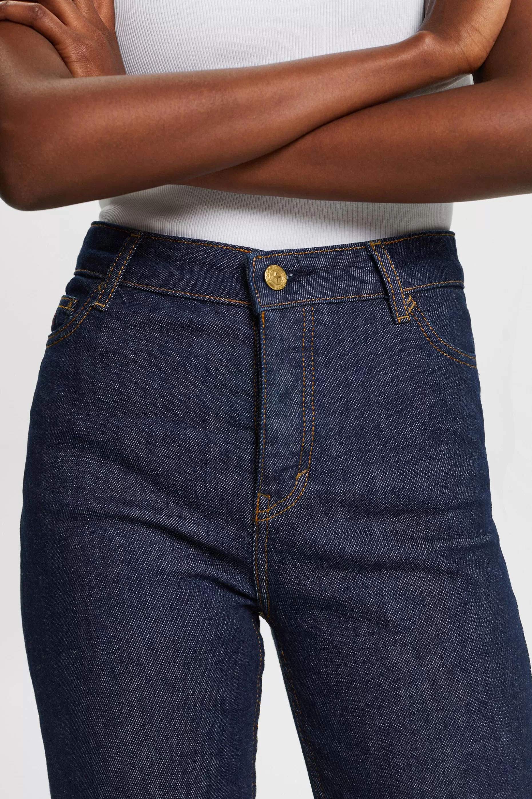 ESPRIT Premium Selvedge High-Rise Straight Jeans at our Online Shop *Women Denim