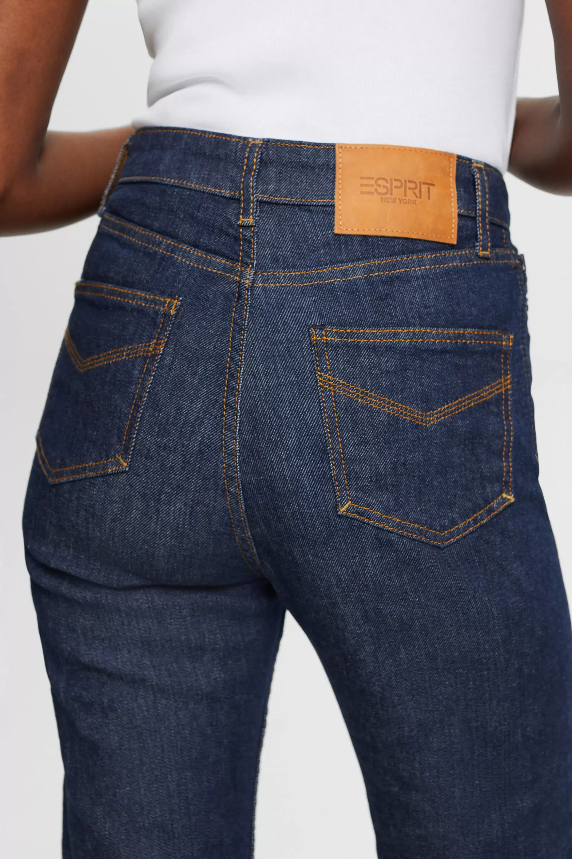 ESPRIT Premium Selvedge High-Rise Straight Jeans at our Online Shop *Women Denim