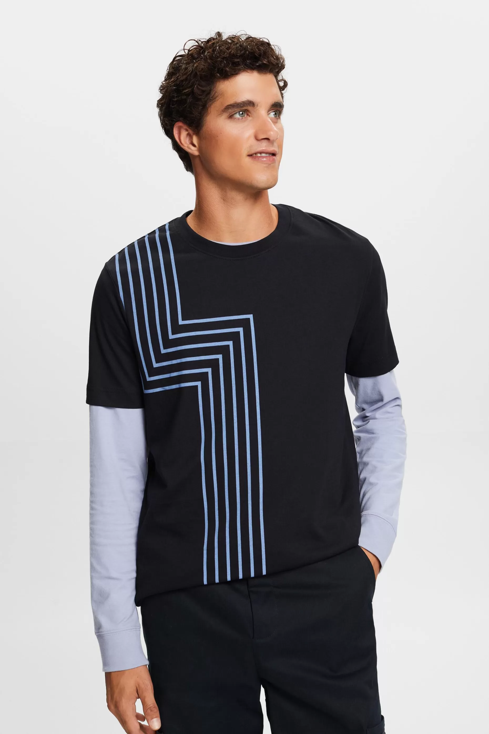 ESPRIT Print T-Shirt at our Online Shop *Men T-Shirts + Polos