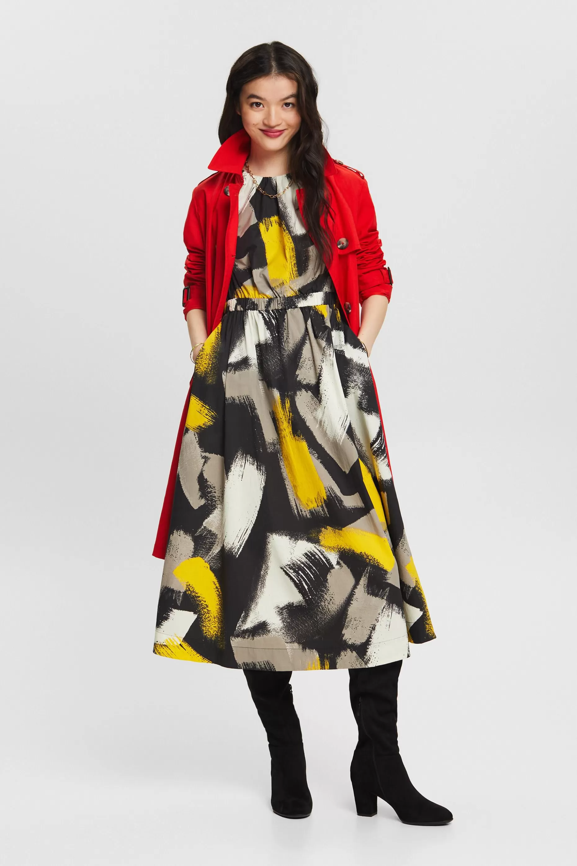 ESPRIT Printed A-Line Dress at our Online Shop *Women The Spring Edit