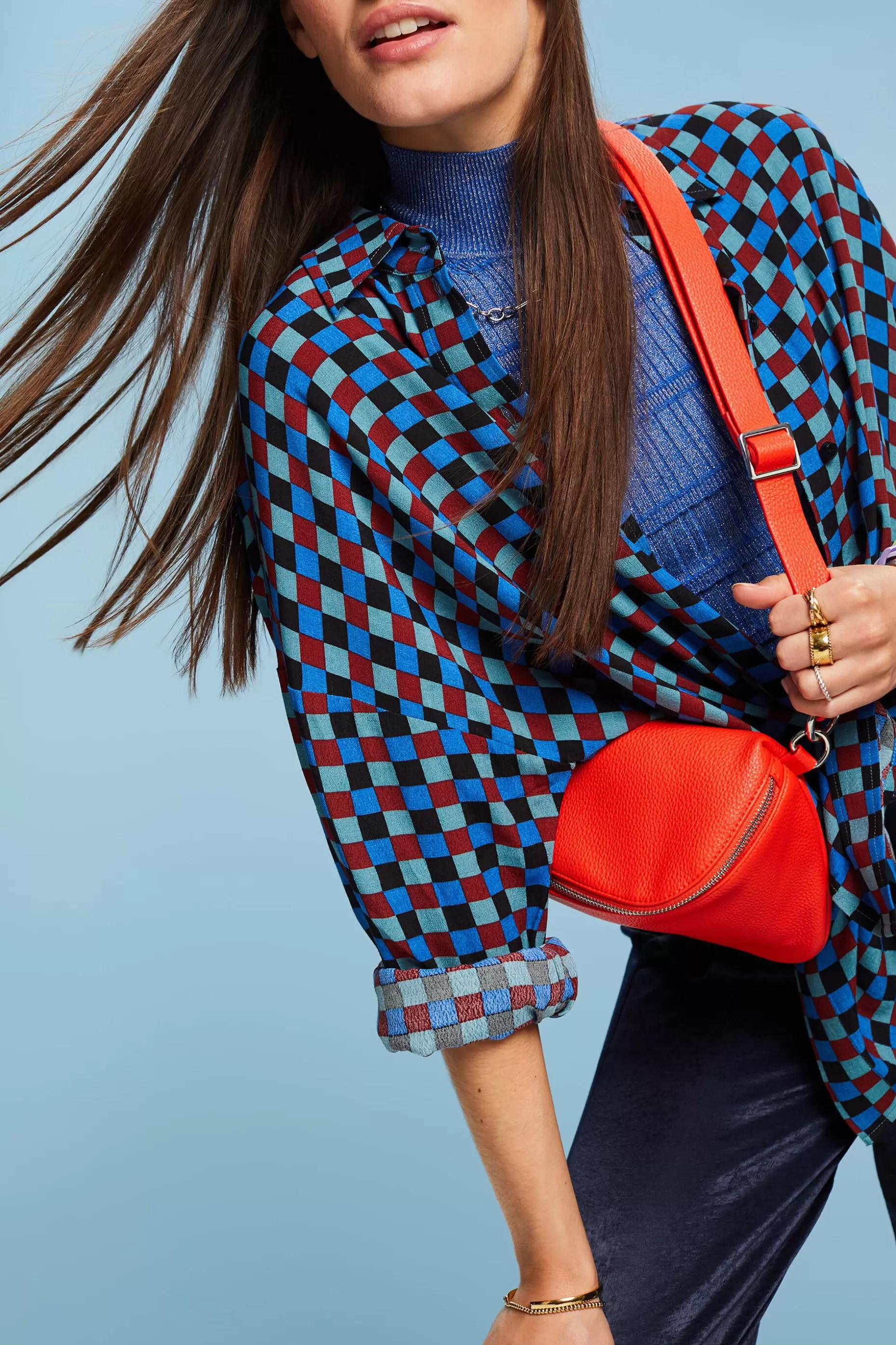ESPRIT Printed Button Down Shirt at our Online Shop *Women Shirts + Blouses