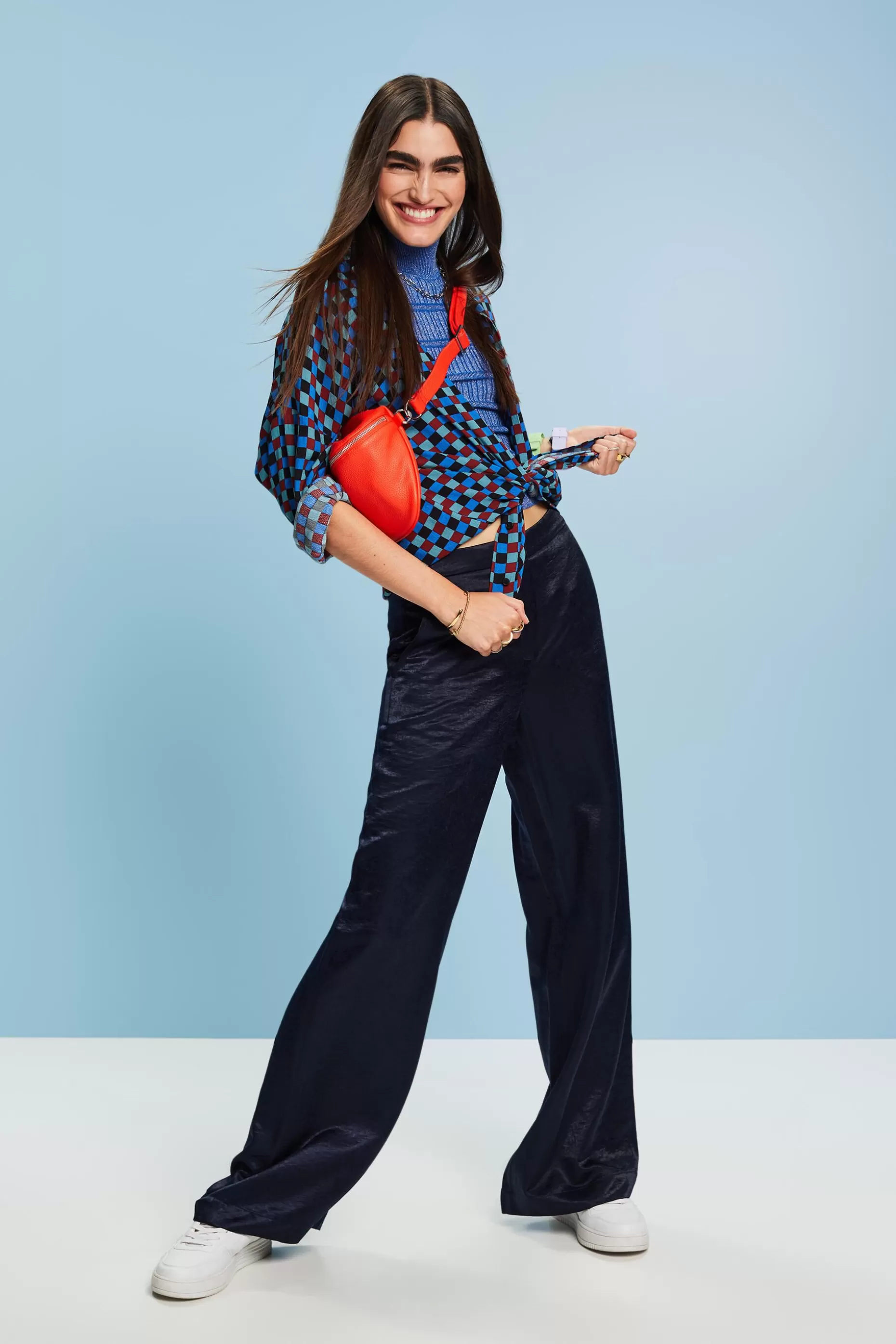ESPRIT Printed Button Down Shirt at our Online Shop *Women Shirts + Blouses
