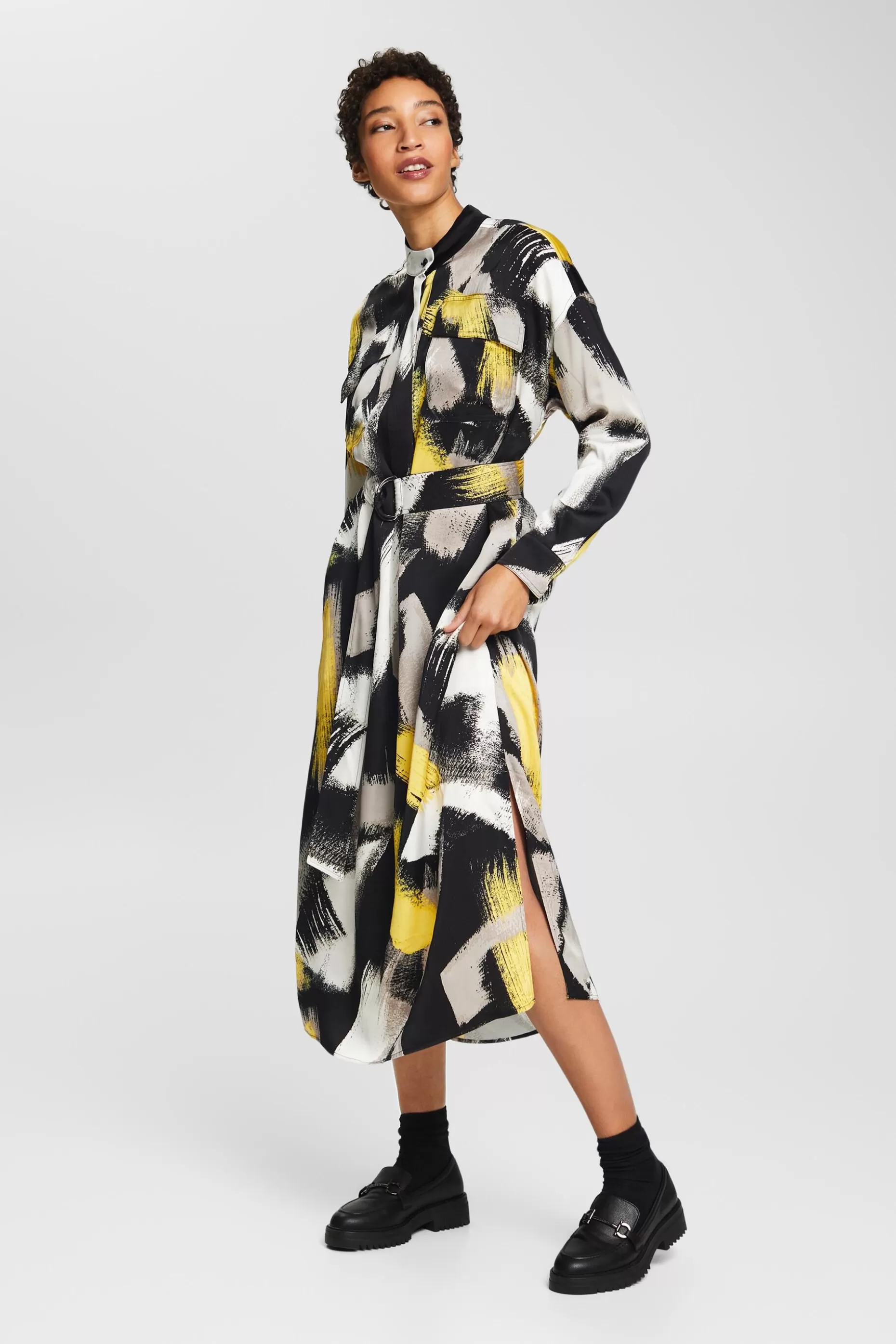 ESPRIT Printed Satin Shirtdress at our Online Shop *Women The Spring Edit