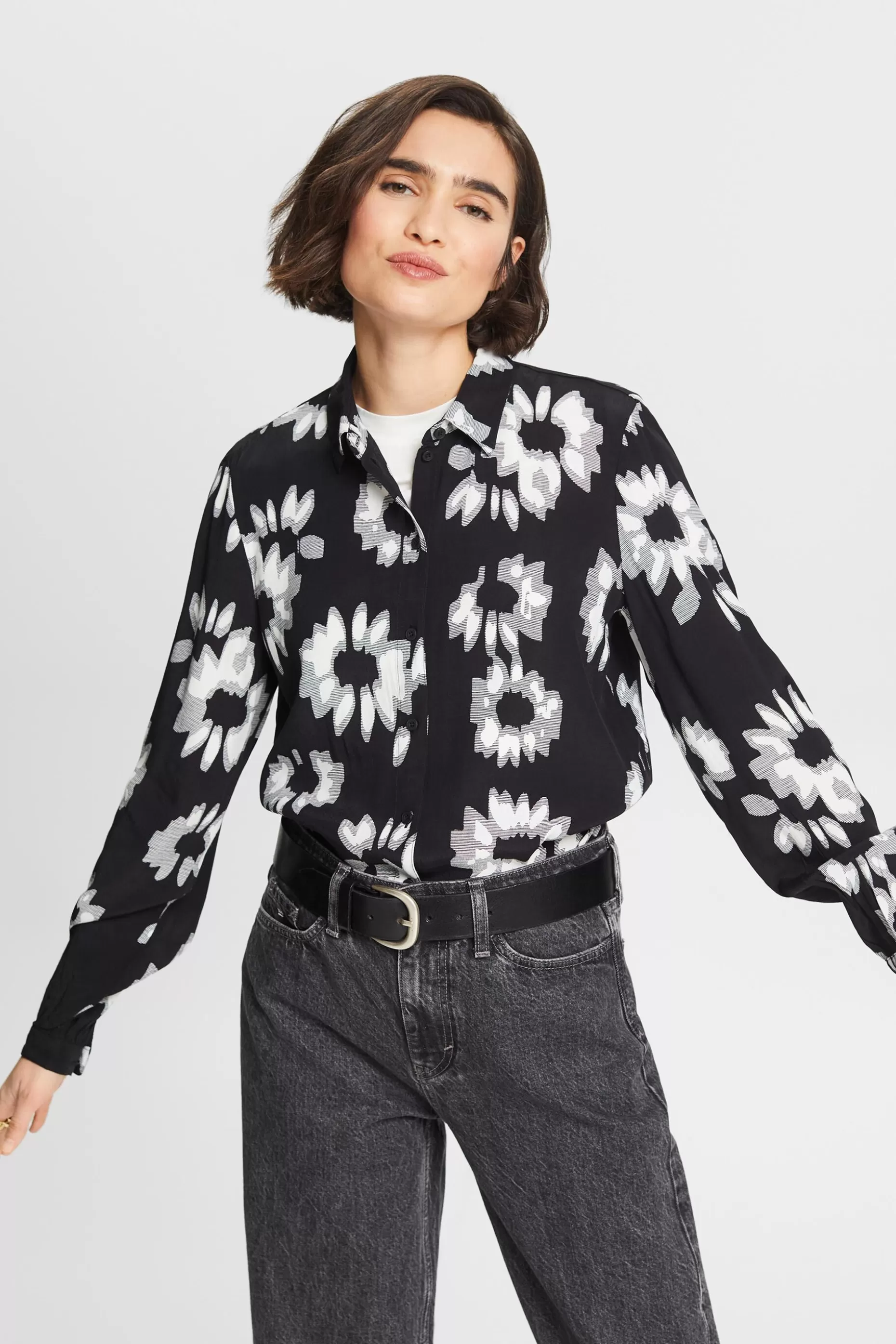 ESPRIT Printed Shirt Blouse at our Online Shop *Women Shirts + Blouses