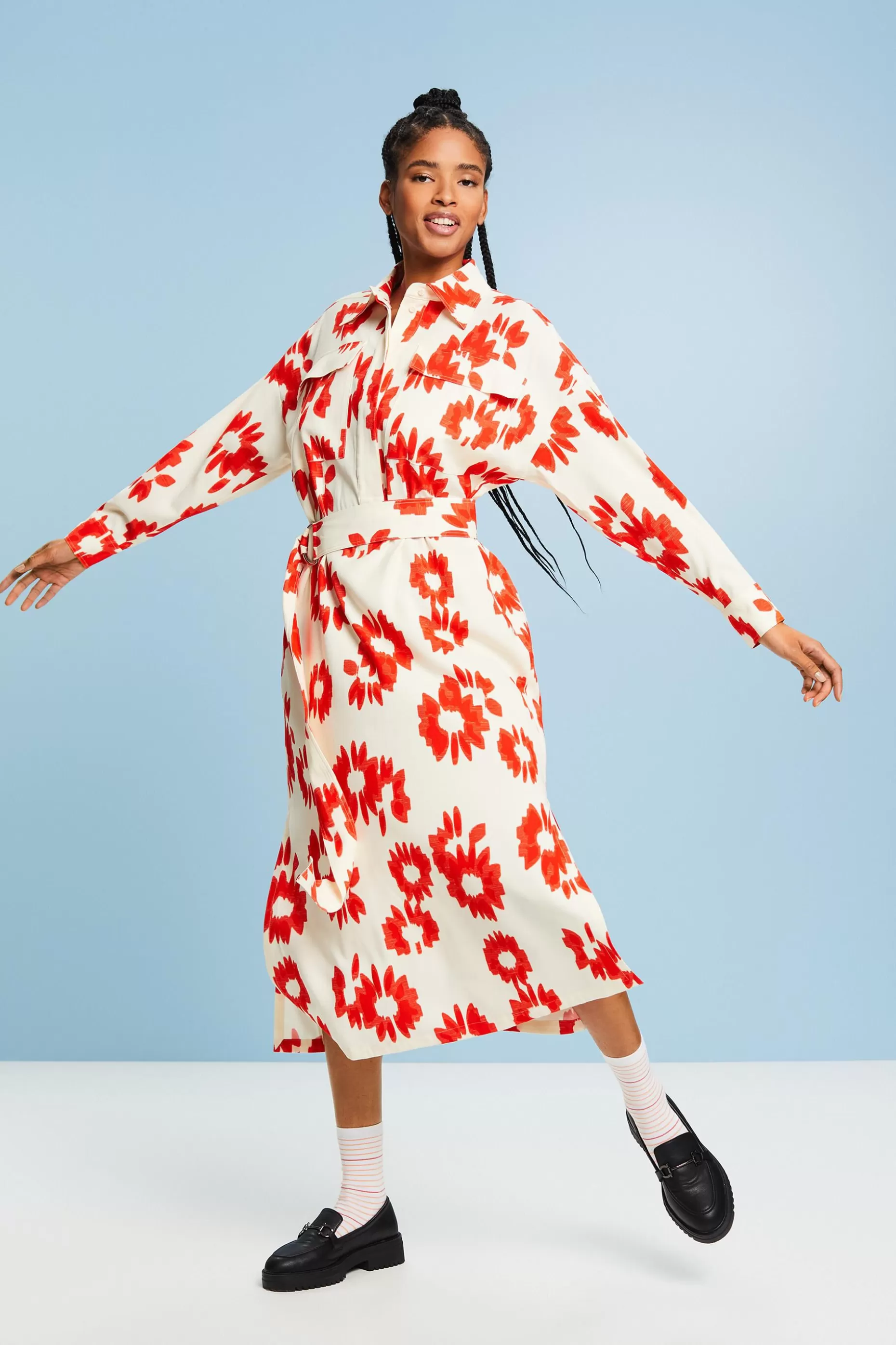 ESPRIT Printed Shirt Dress at our Online Shop *Women The Spring Edit