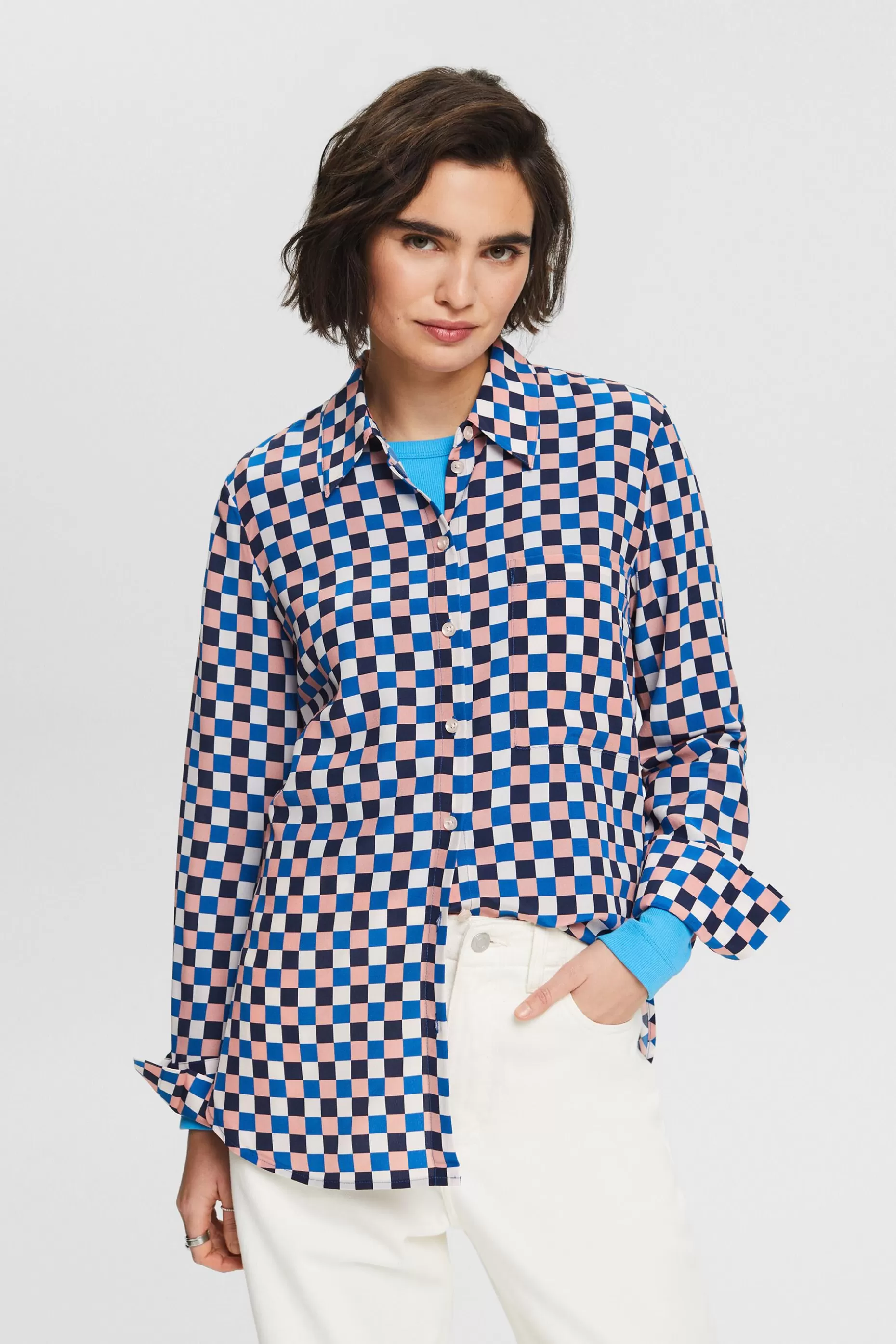 ESPRIT Printed Silk Shirt at our Online Shop *Women Shirts + Blouses