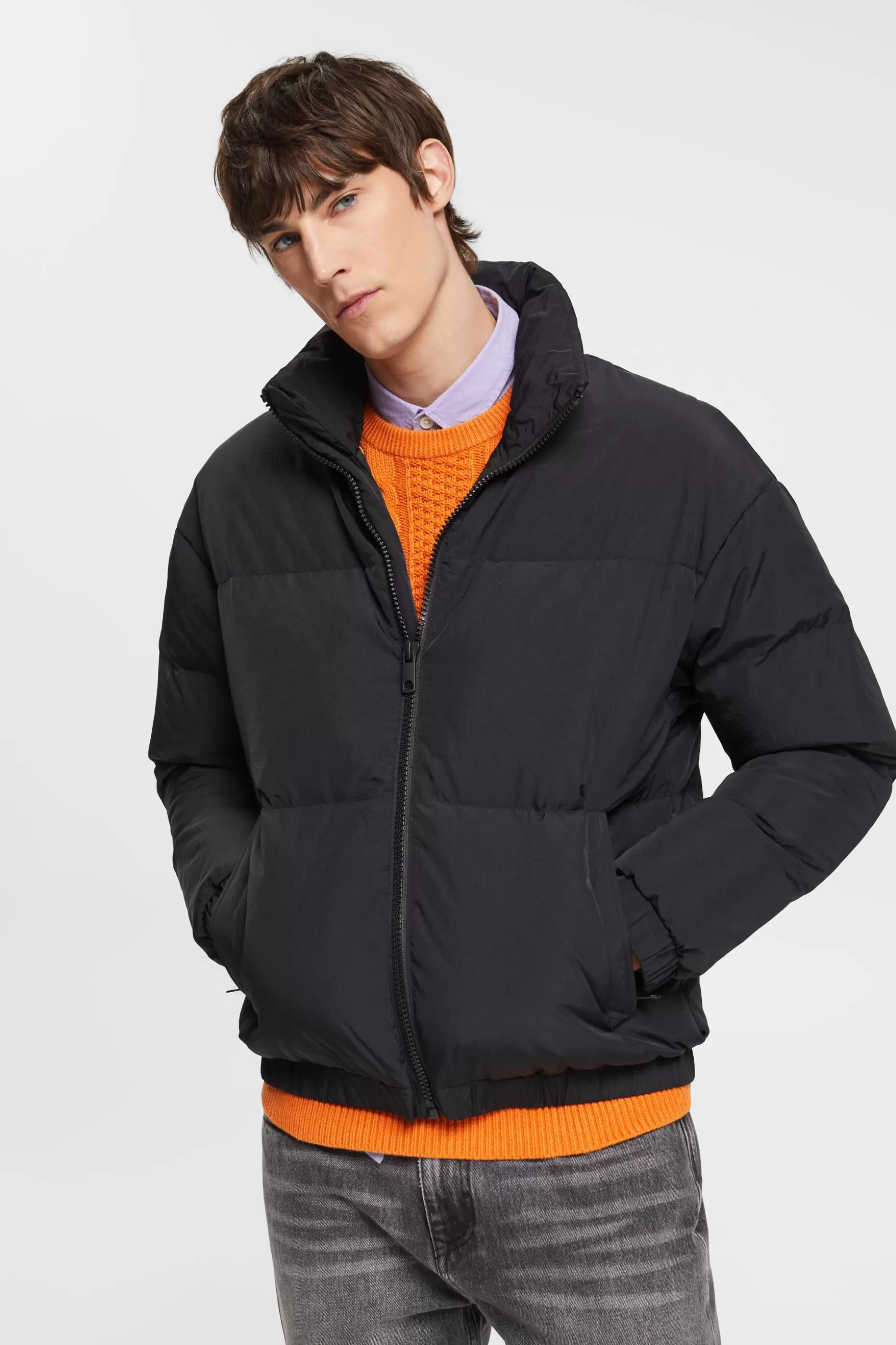 ESPRIT Puffer jacket with down padding at our Online Shop *Men Jackets + Coats