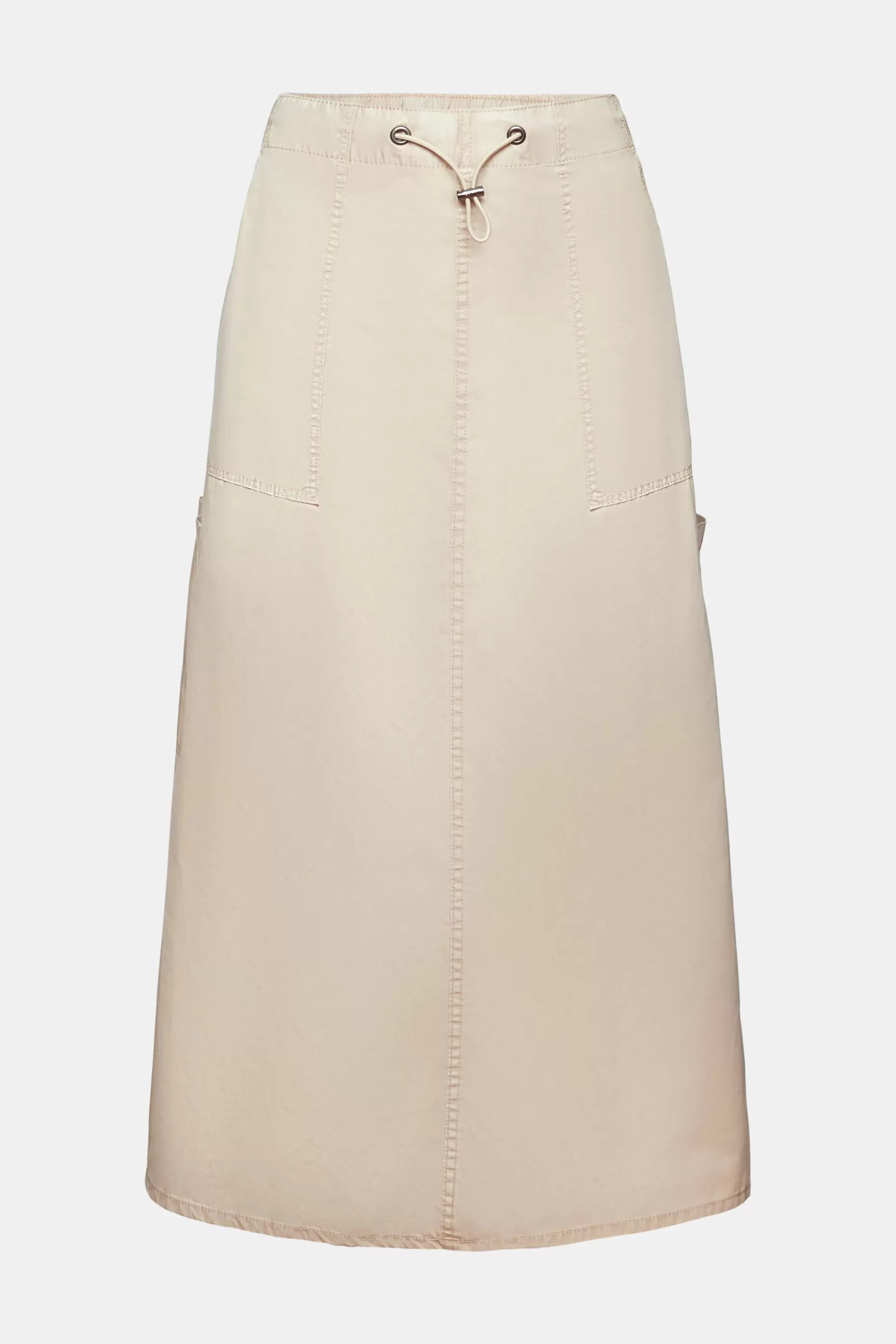 ESPRIT Pull-on cargo skirt, 100% cotton at our Online Shop *Women Skirts + Shorts