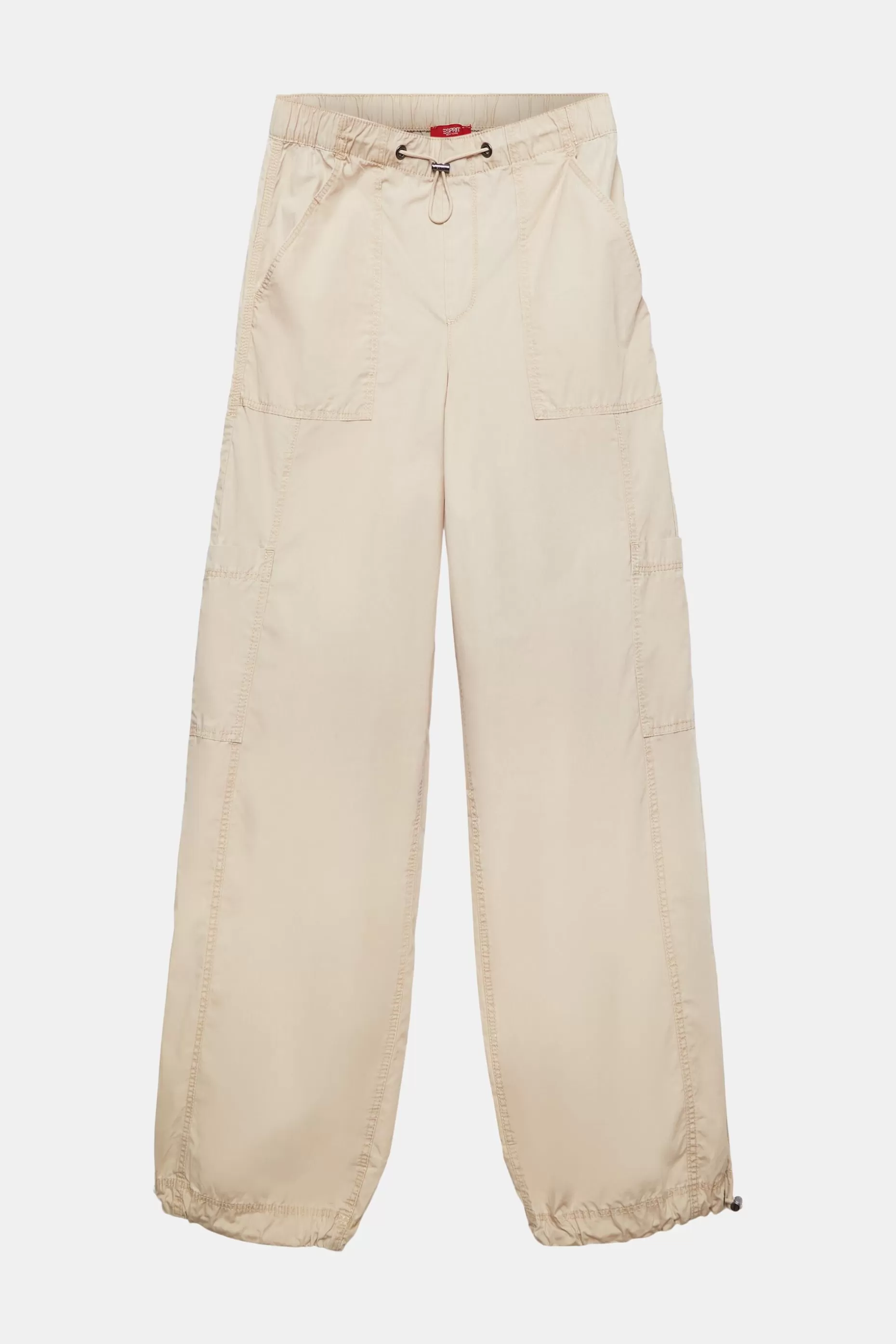 ESPRIT Pull-on cargo trousers, 100% cotton at our Online Shop *Women Pants + Joggers