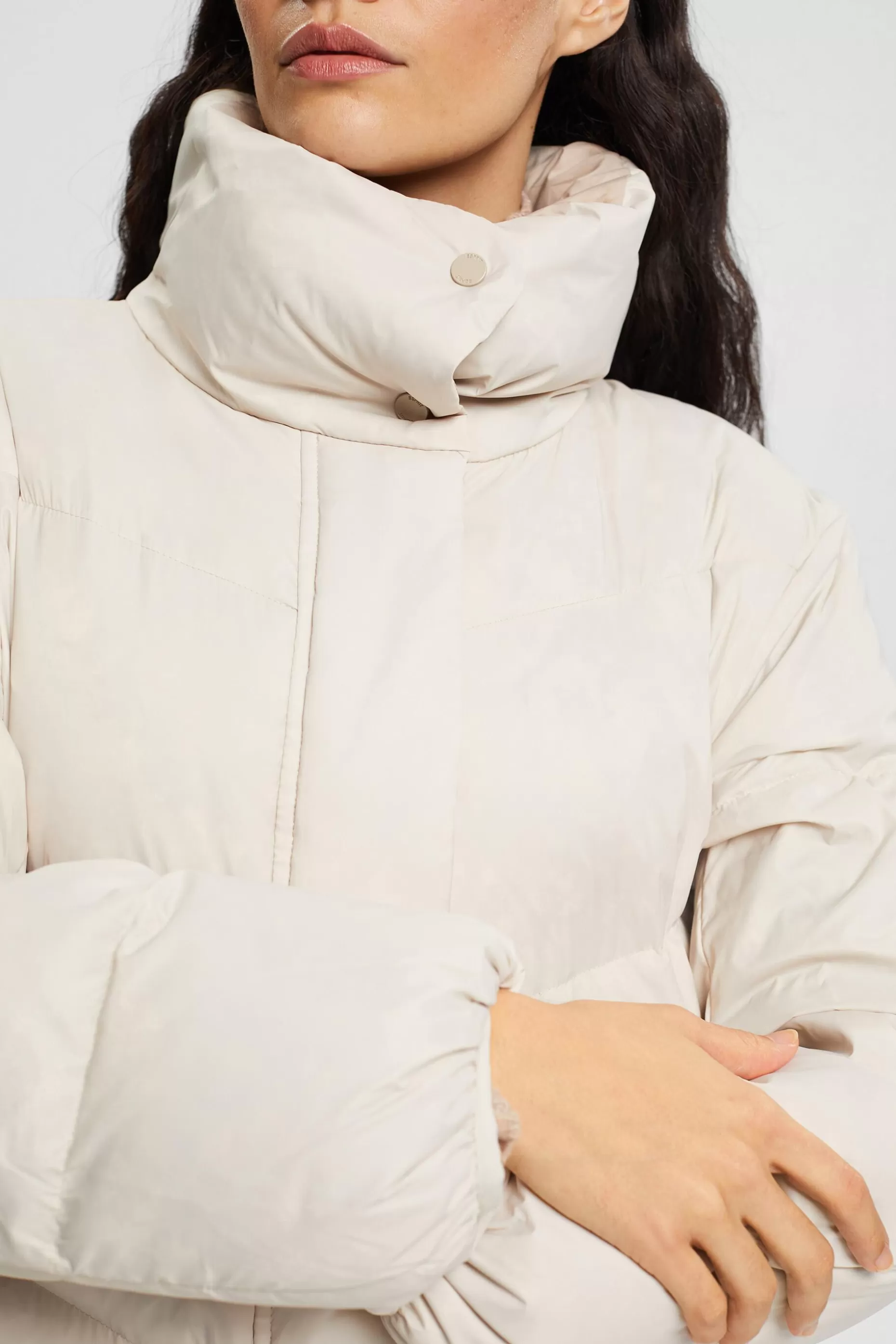 ESPRIT Quilted coat with recycled down filling at our Online Shop *Women Jackets + Coats