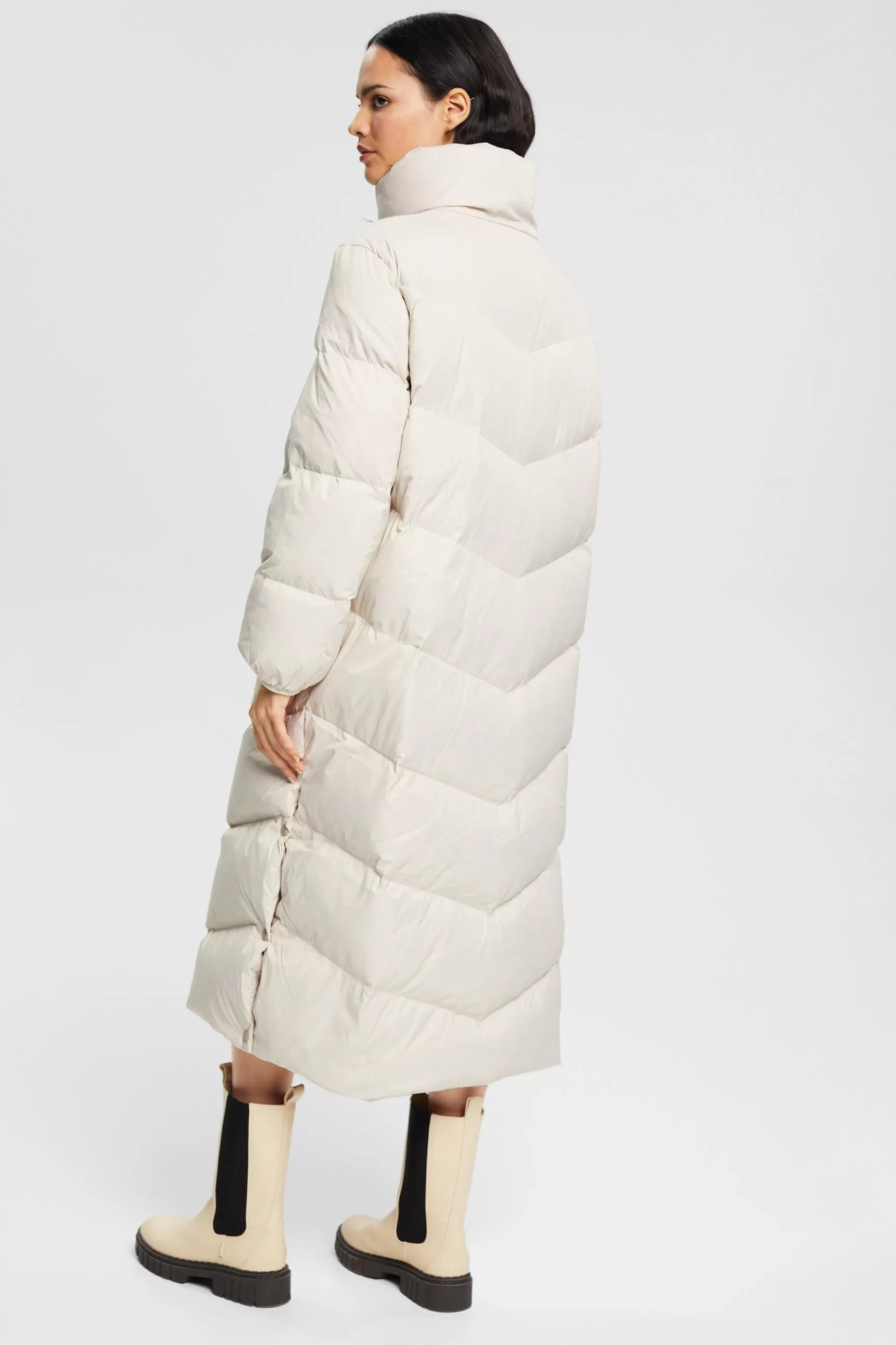 ESPRIT Quilted coat with recycled down filling at our Online Shop *Women Jackets + Coats