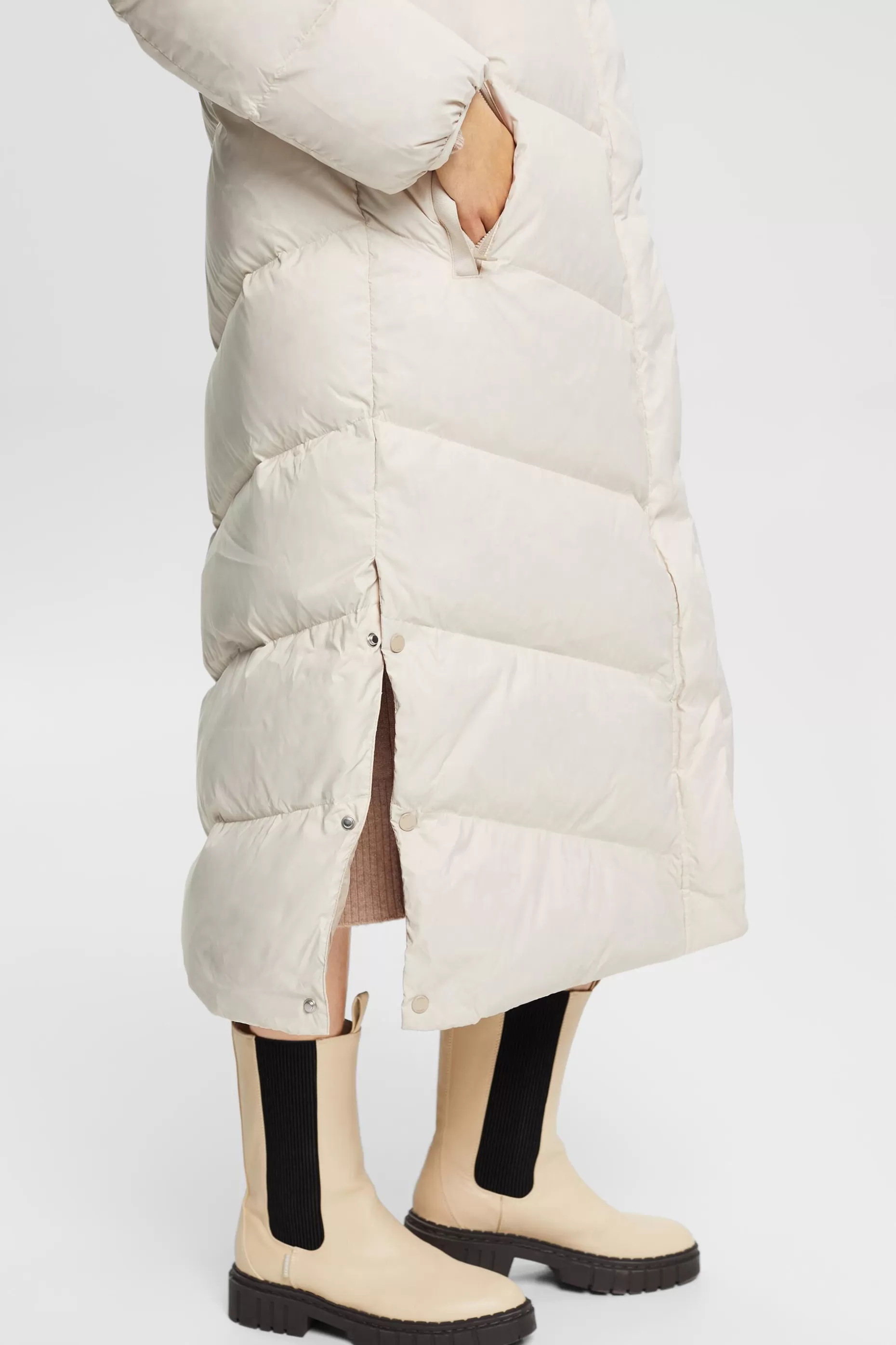 ESPRIT Quilted coat with recycled down filling at our Online Shop *Women Jackets + Coats