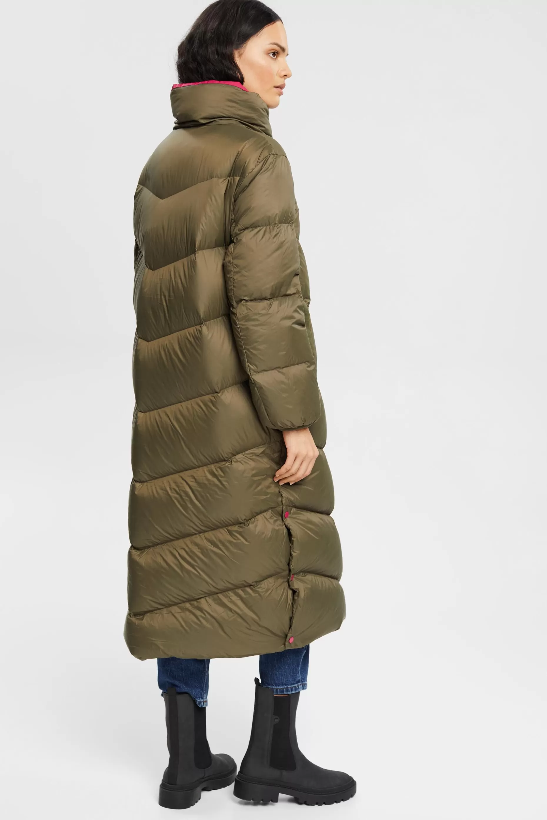 ESPRIT Quilted coat with recycled down filling at our Online Shop *Women Jackets + Coats