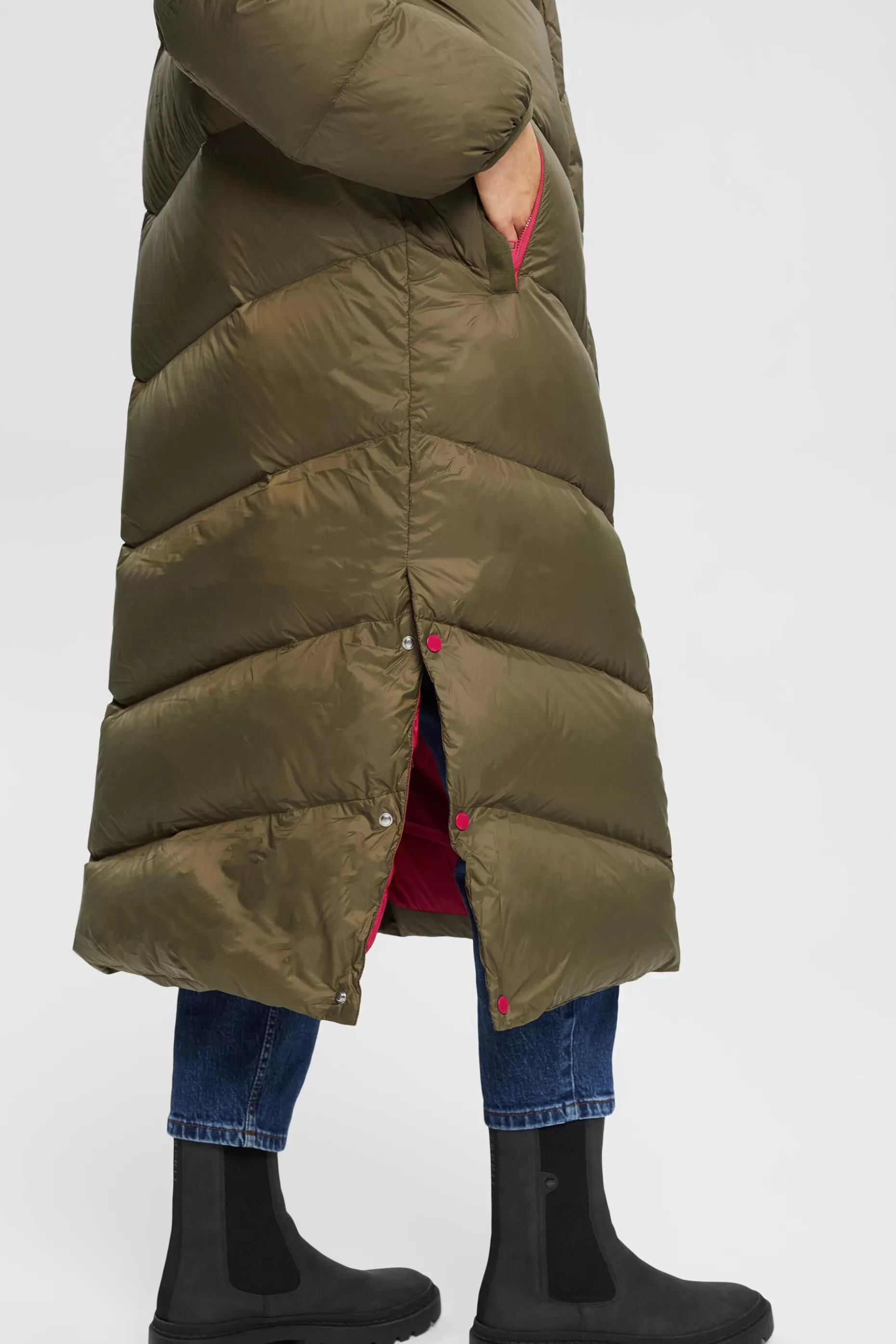 ESPRIT Quilted coat with recycled down filling at our Online Shop *Women Jackets + Coats