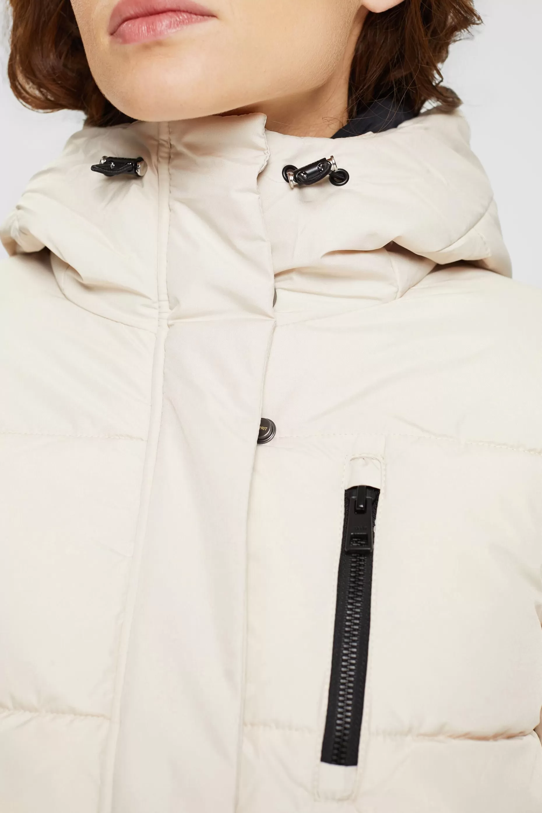ESPRIT Quilted coat with zip pockets at our Online Shop *Women Jackets + Coats