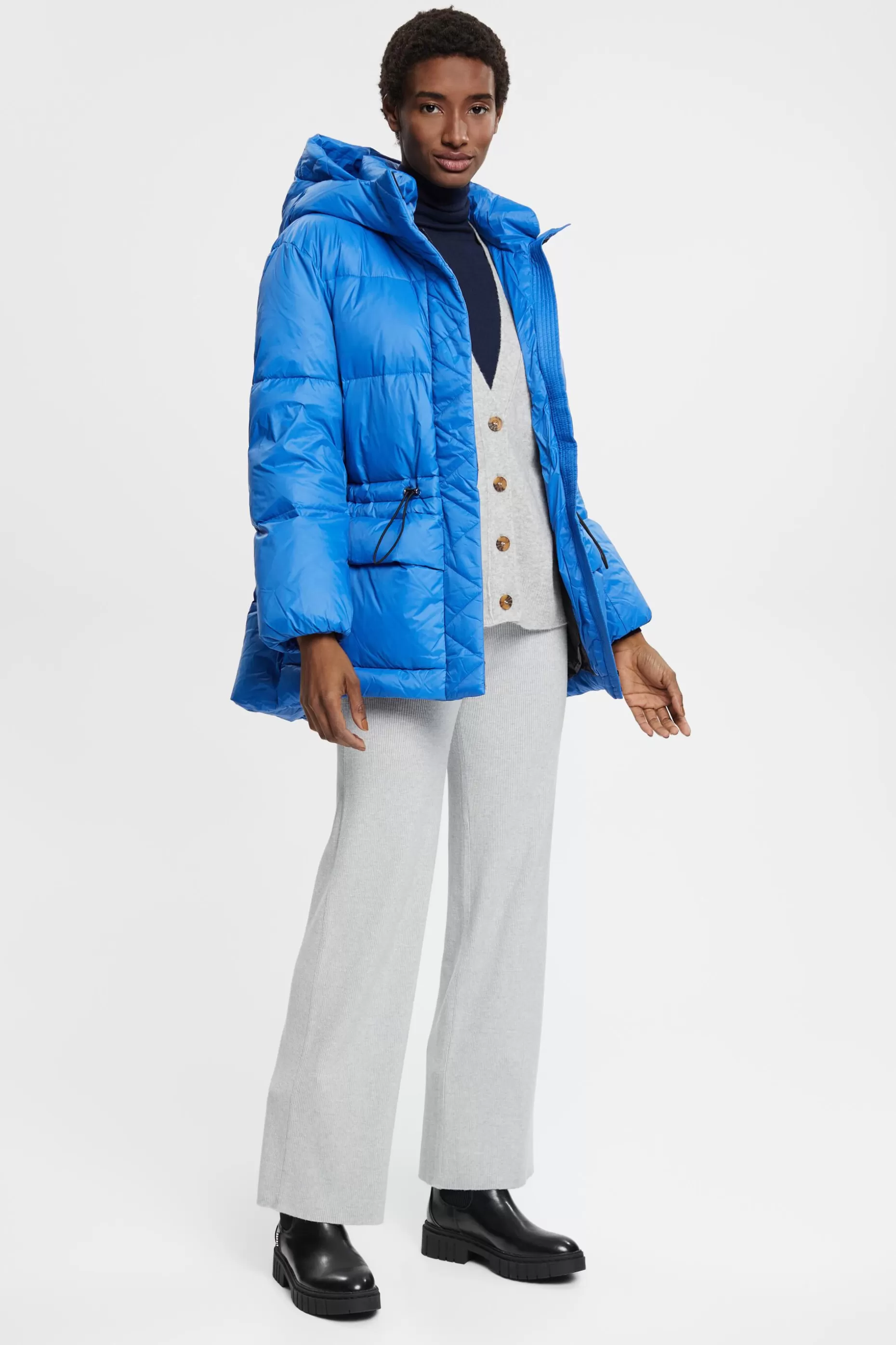 ESPRIT Quilted jacket with recycled down filling at our Online Shop *Women Jackets + Coats