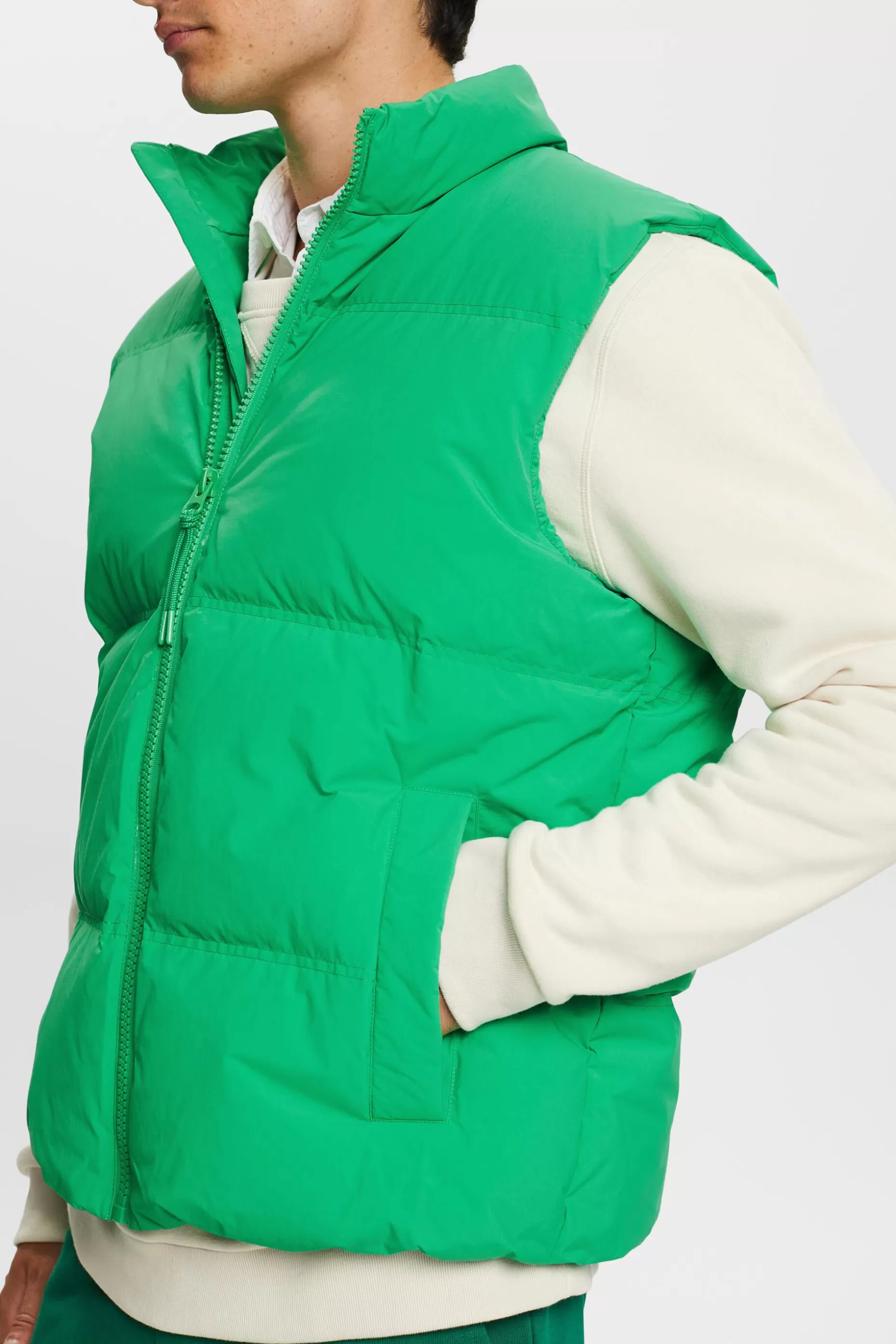 ESPRIT Quilted Puffer Vest at our Online Shop *Men Jackets + Coats