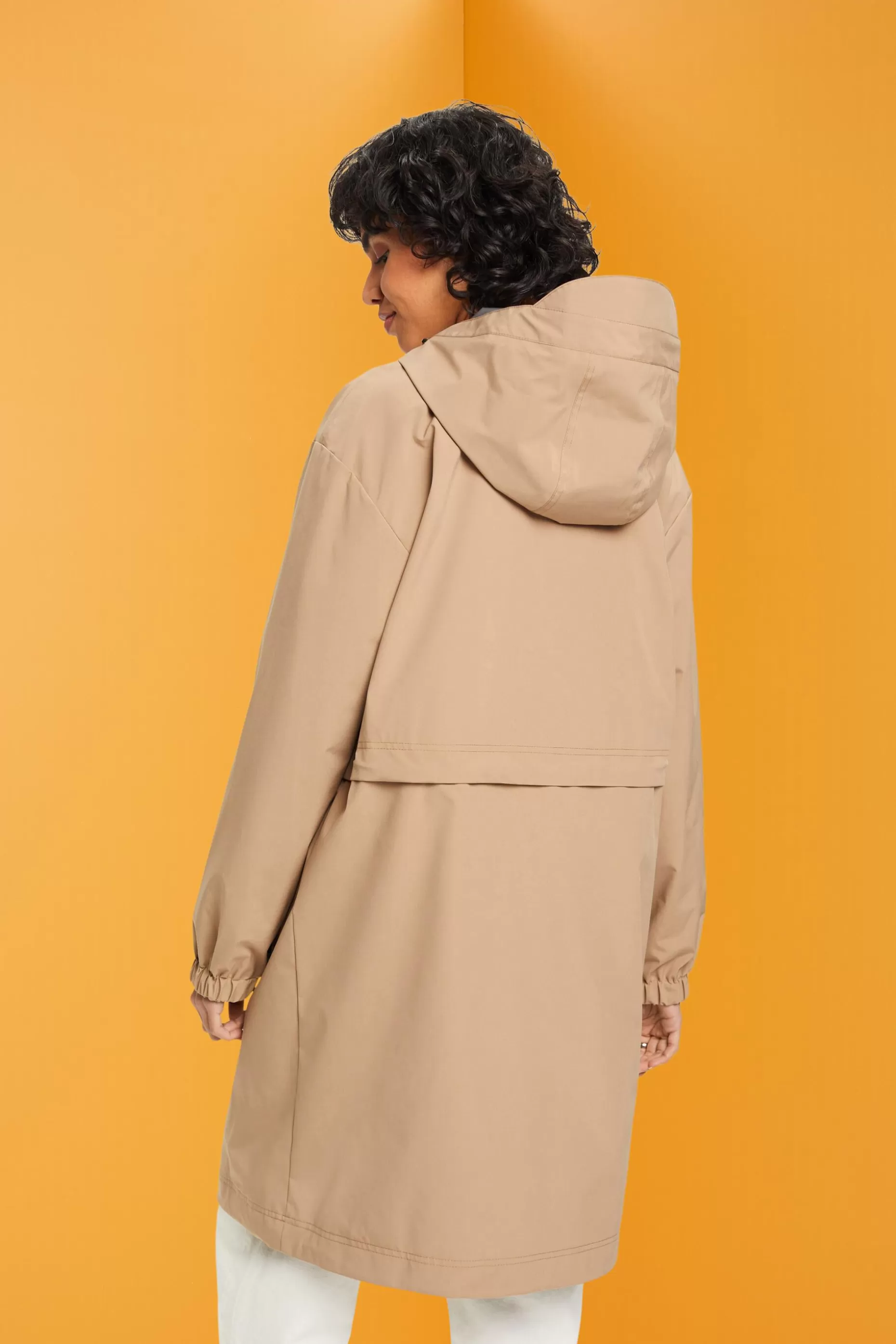 ESPRIT Rain coat with drawstring hood at our Online Shop *Women Clearance 60%-70% Off
