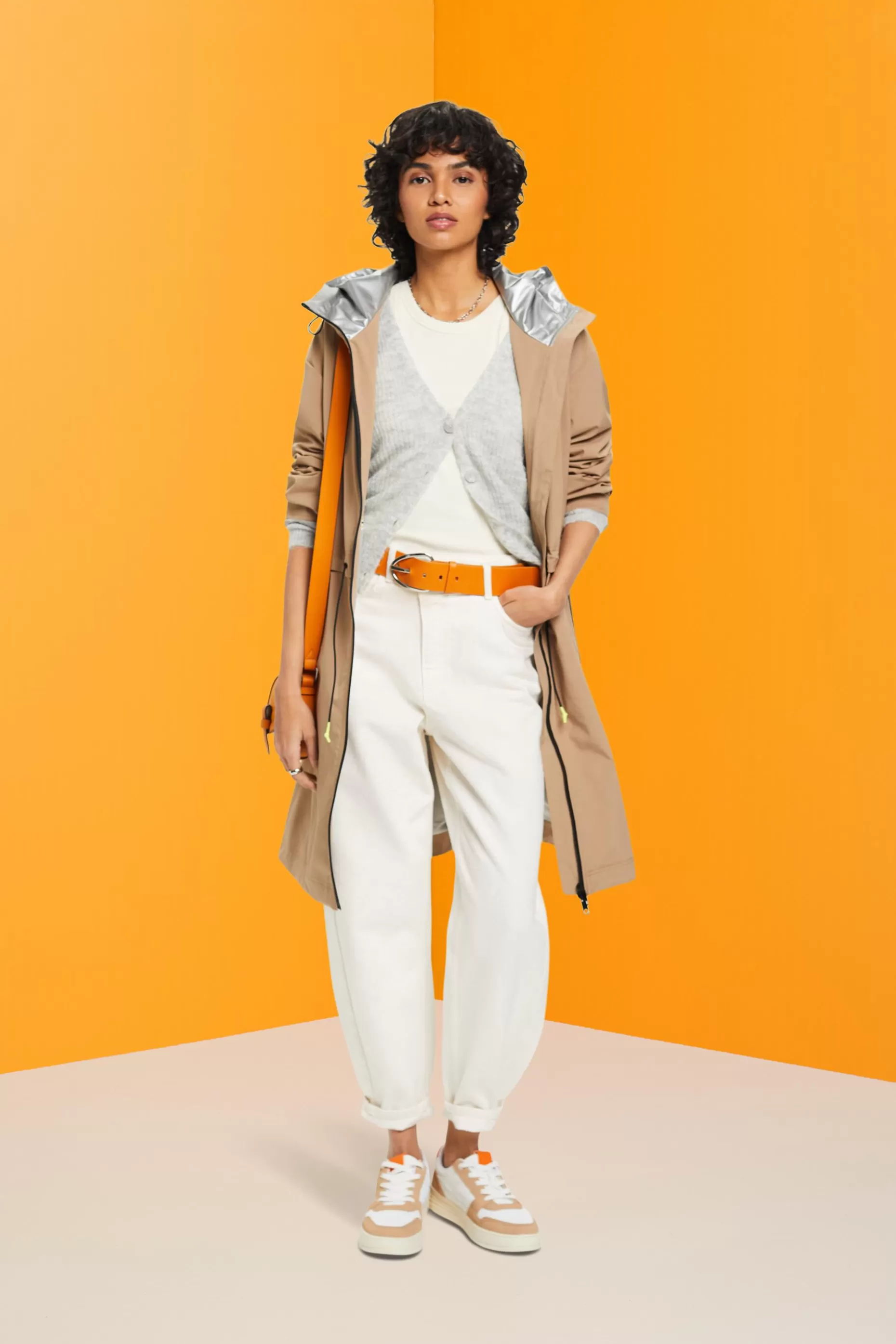 ESPRIT Rain coat with drawstring hood at our Online Shop *Women Clearance 60%-70% Off