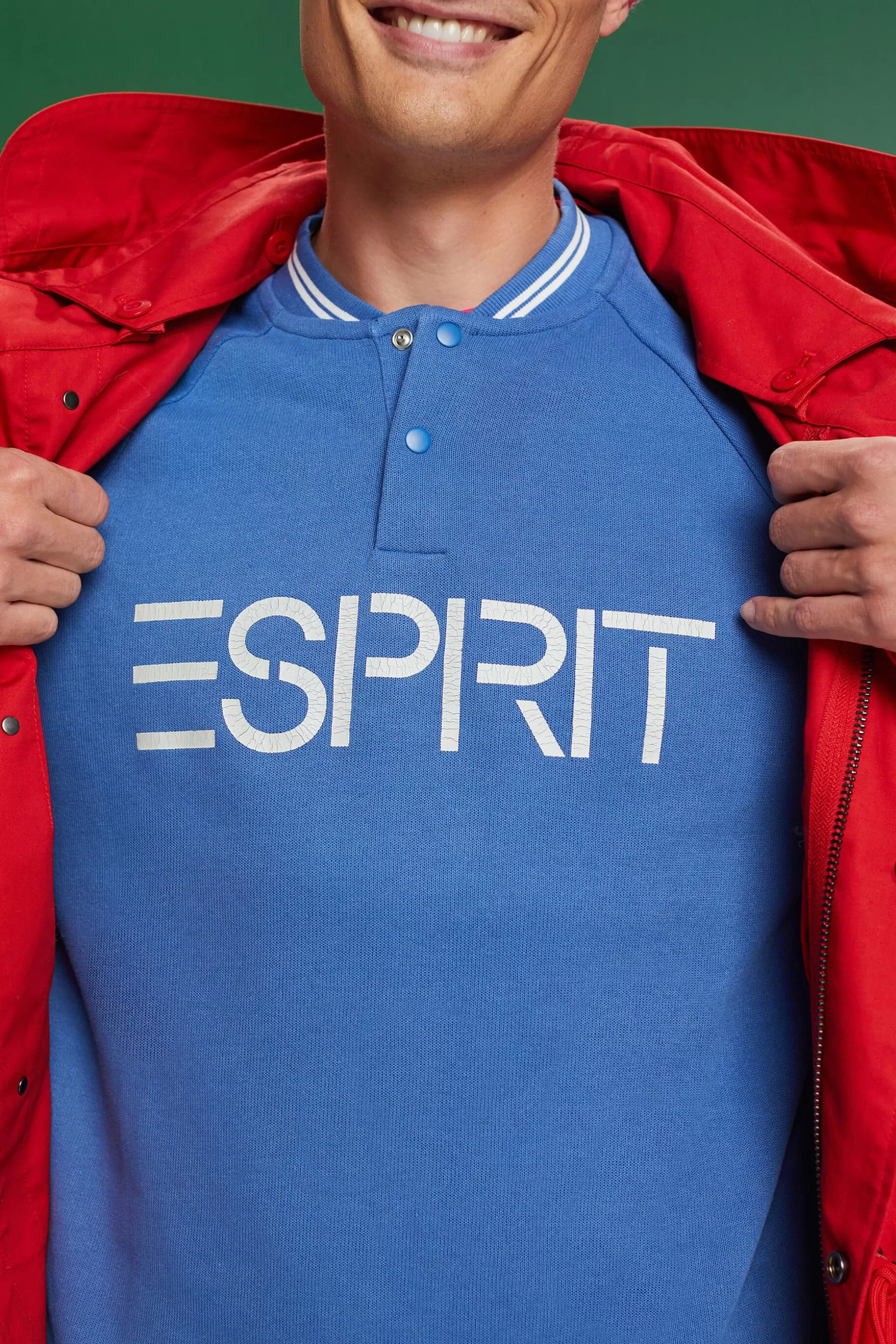 ESPRIT Relaxed fit logo sweatshirt at our Online Shop * Sale Under $50