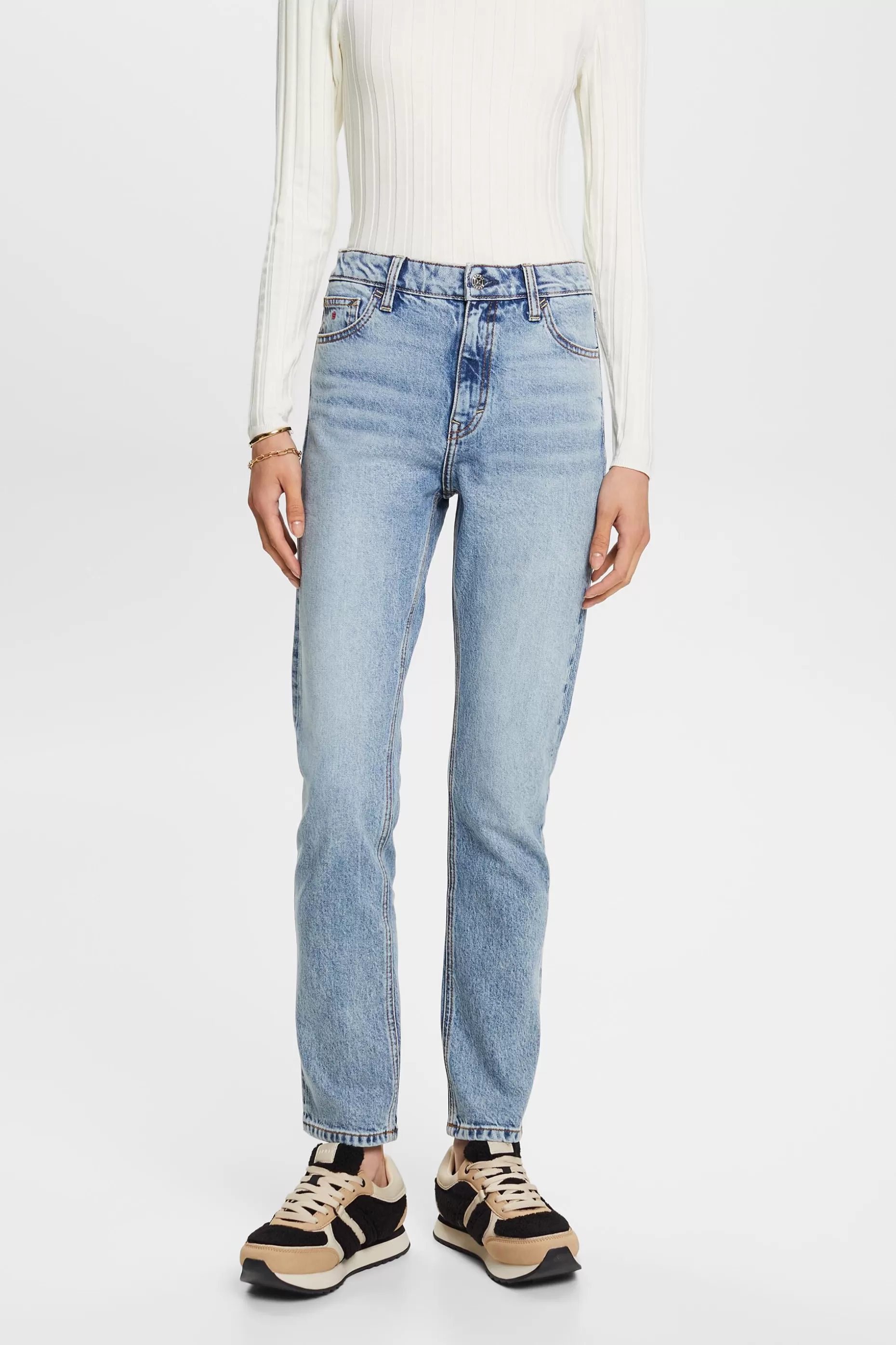 ESPRIT Retro High-Rise Slim Jeans at our Online Shop *Women Denim
