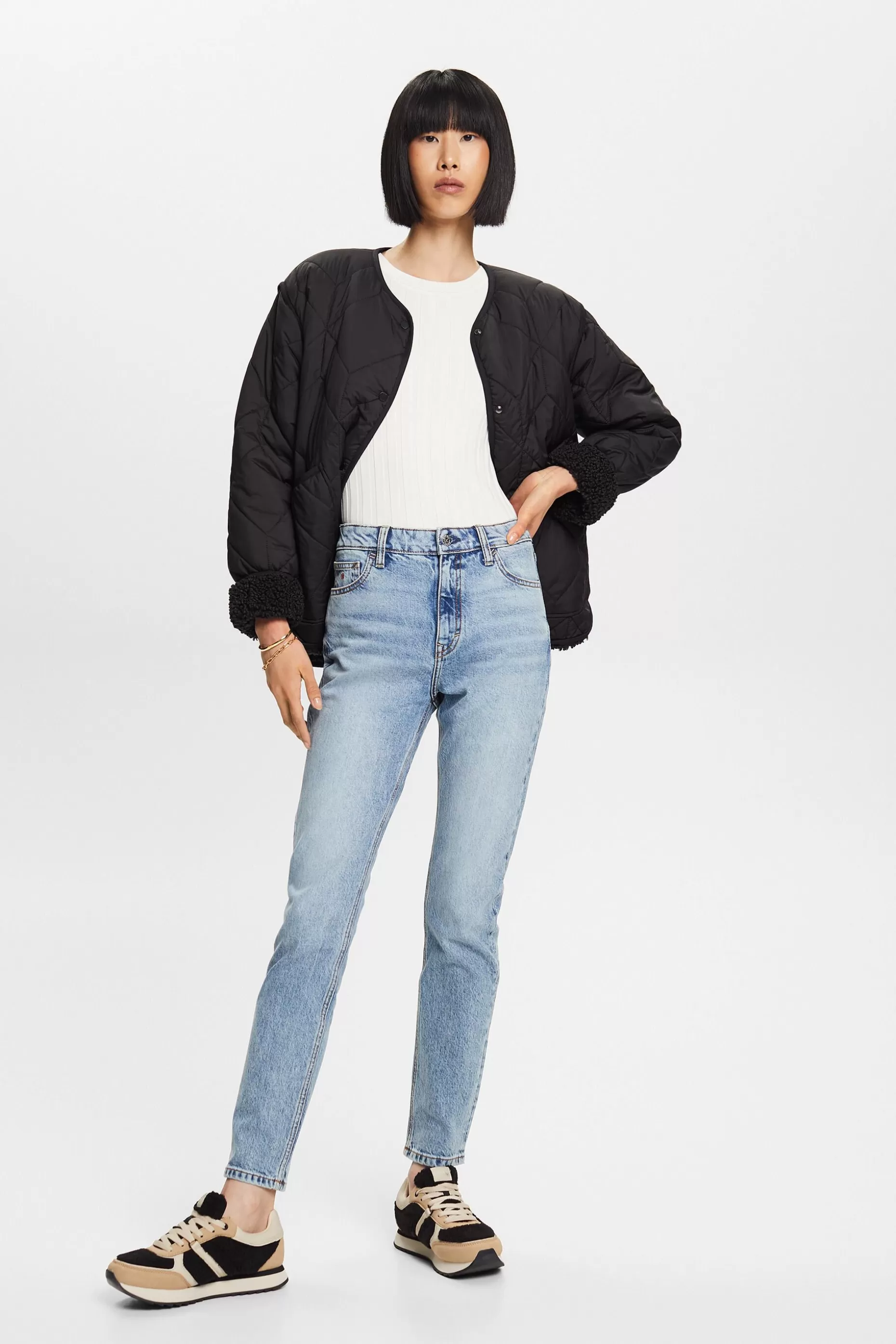 ESPRIT Retro High-Rise Slim Jeans at our Online Shop *Women Denim