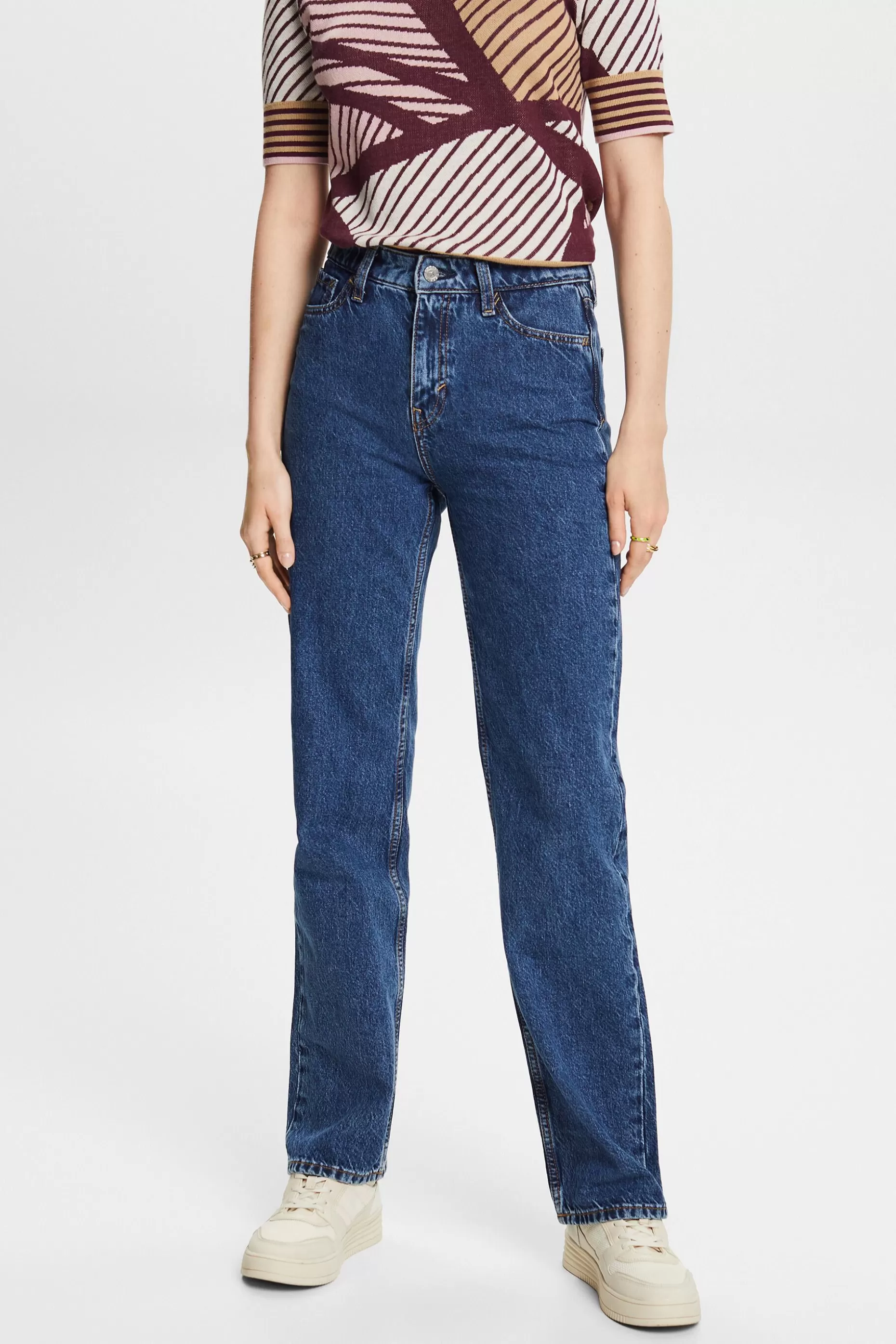 ESPRIT Retro High-Rise Straight Jeans at our Online Shop *Women Denim