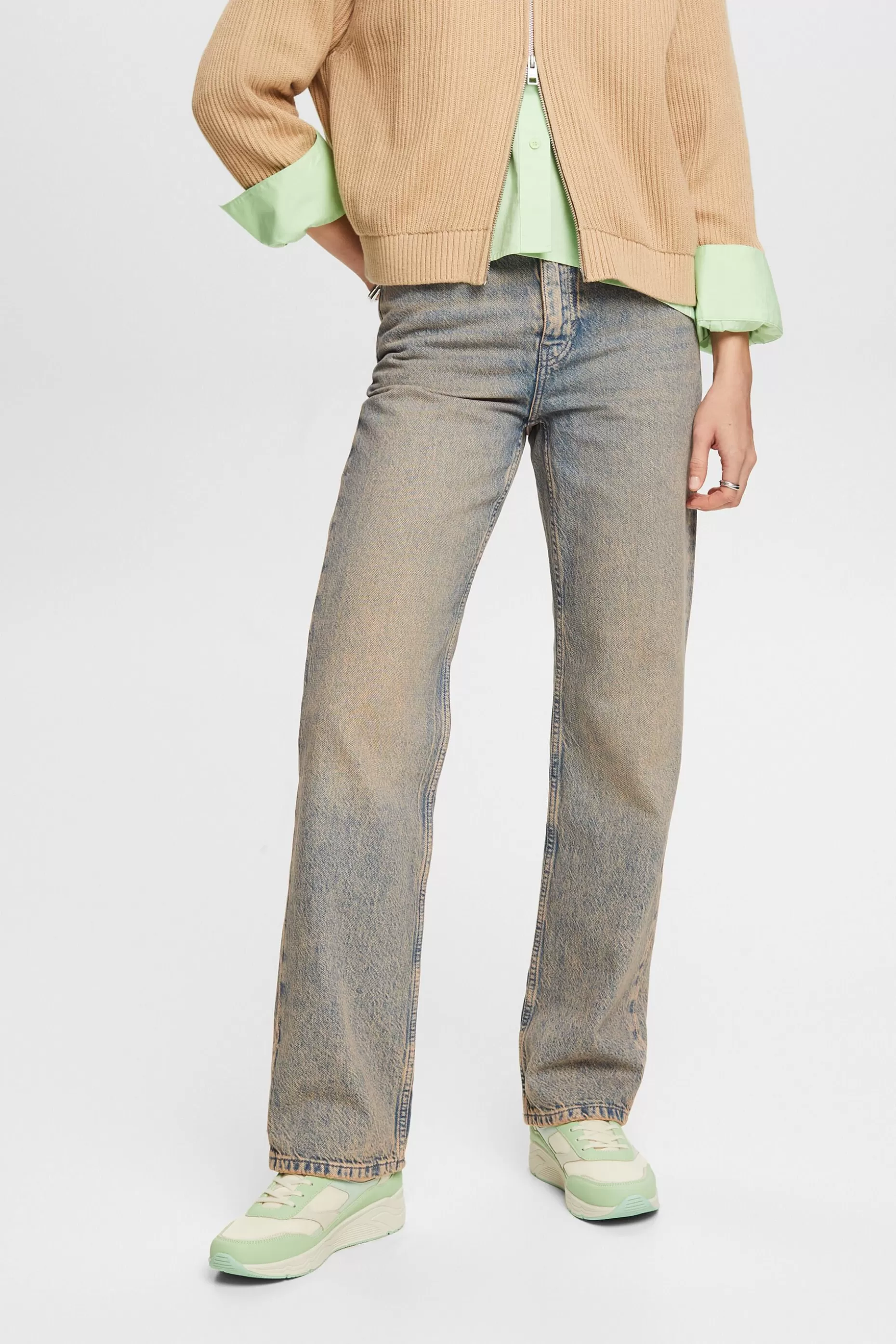 ESPRIT Retro High-Rise Straight Jeans at our Online Shop *Women Denim