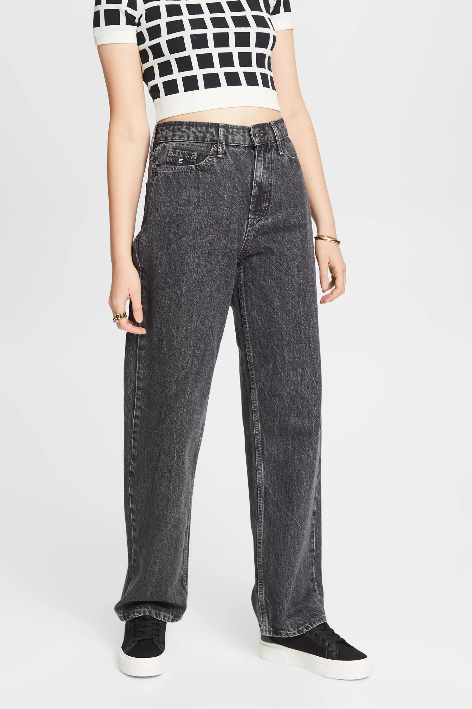 ESPRIT Retro Mid-Rise Straight Jeans at our Online Shop *Women Denim